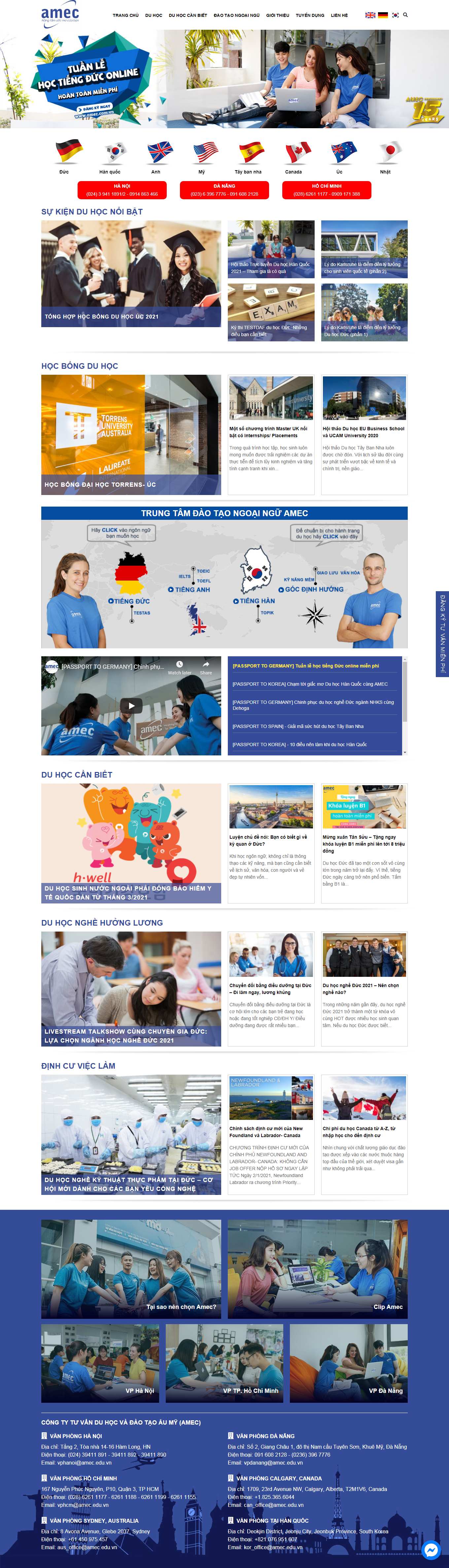 Thiết kế Website Web Quận Nam Từ Liêm - wwwameccomvn