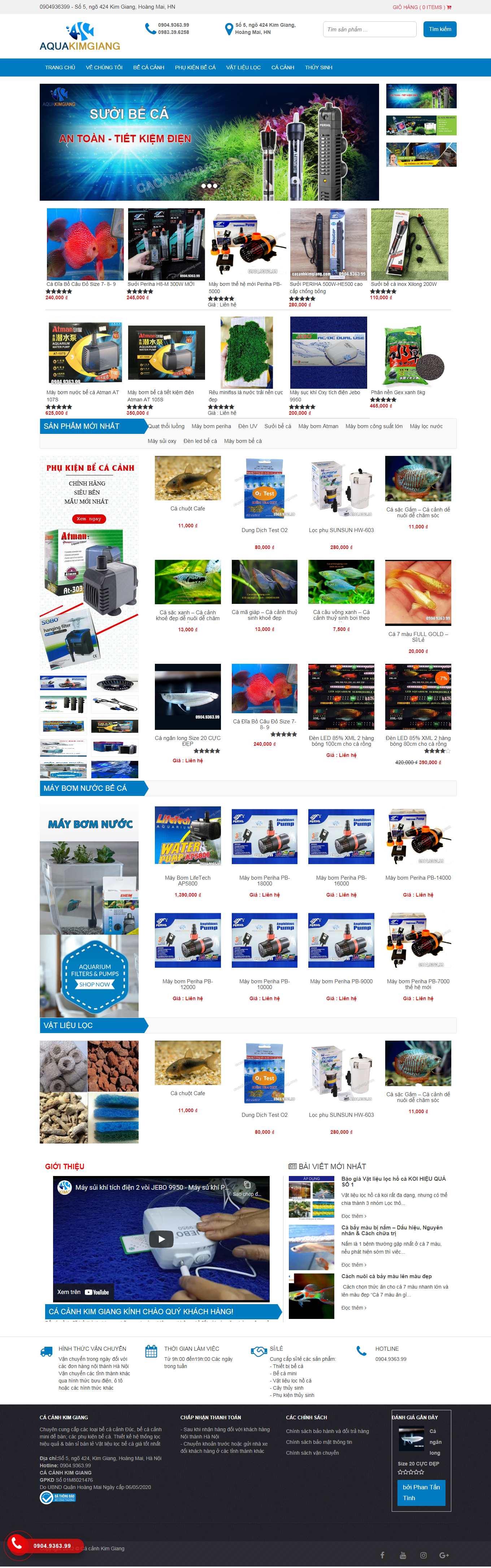 [thietbibeca] Thiết kế Website Web Huyện Thanh Oai - cacanhkimgiangcom