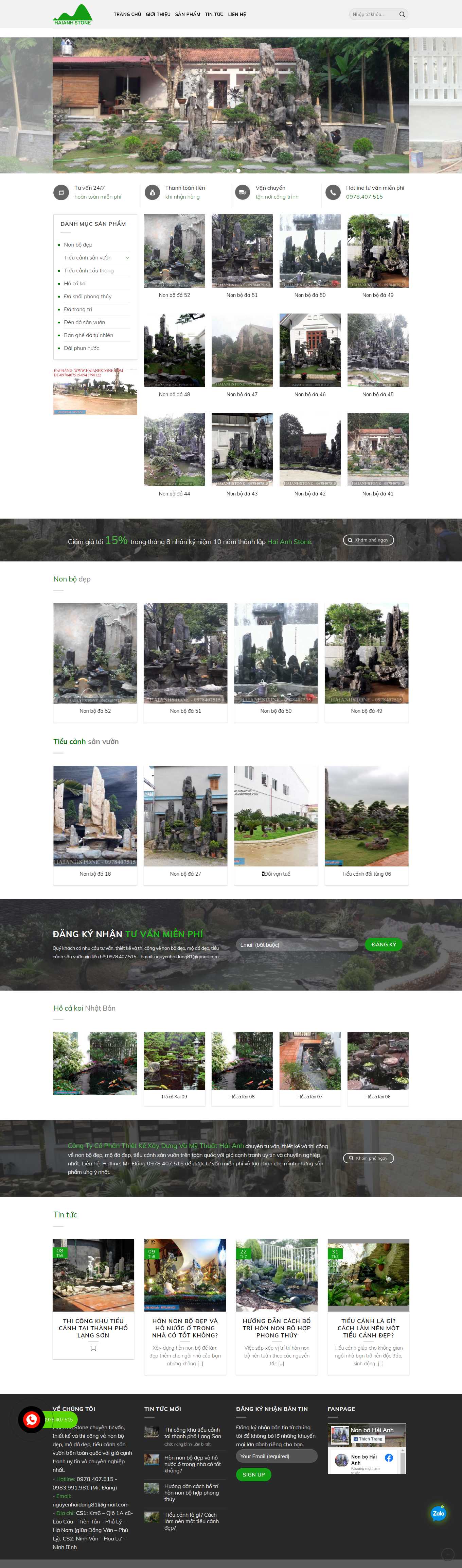 [nihu] Thiết kế Website Web Huyện Thường Tín - haianhstonecom