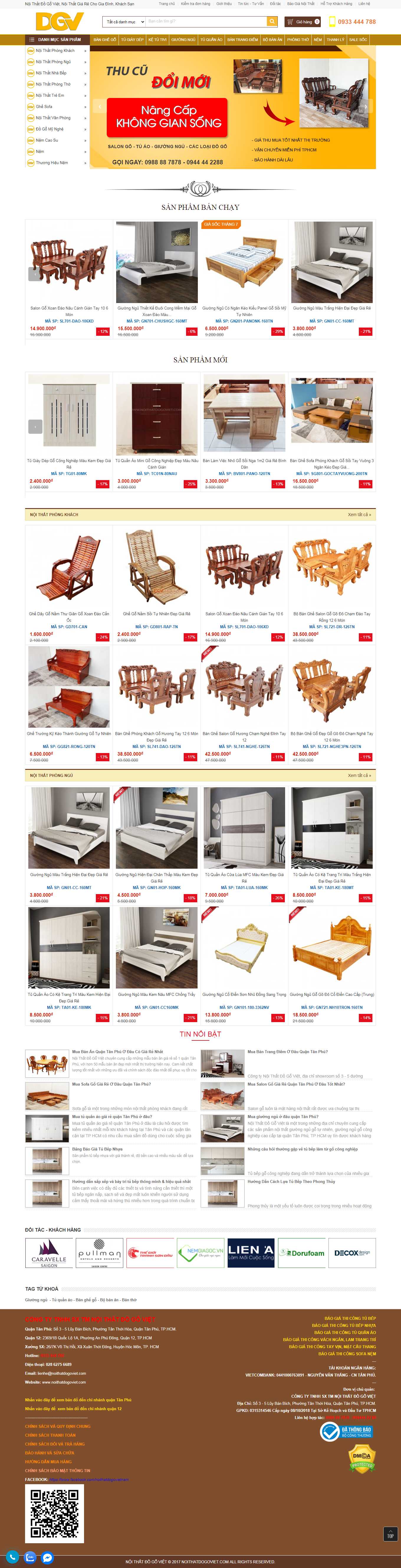 [nihu] Thiết kế Website Web Huyện Thường Tín - noithatdogovietcom