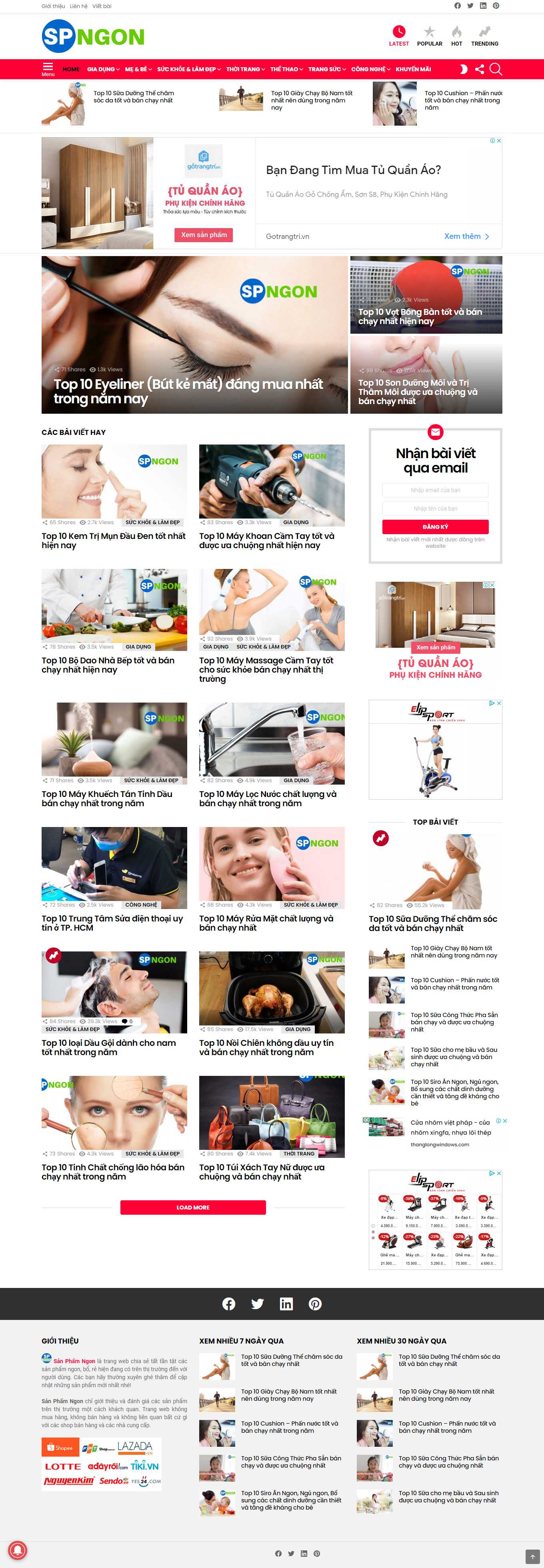 Thiết kế Website Web Huyện Phú Xuyên - sanphamngoncom