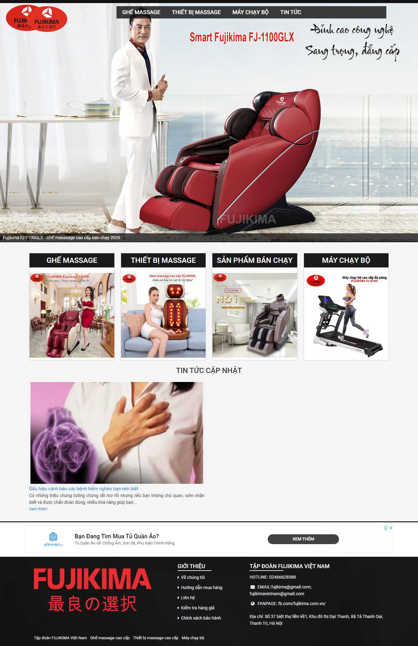 [homedics-vietnam] Thiết kế Website Web Huyện Ứng Hòa - fujikimacomvn