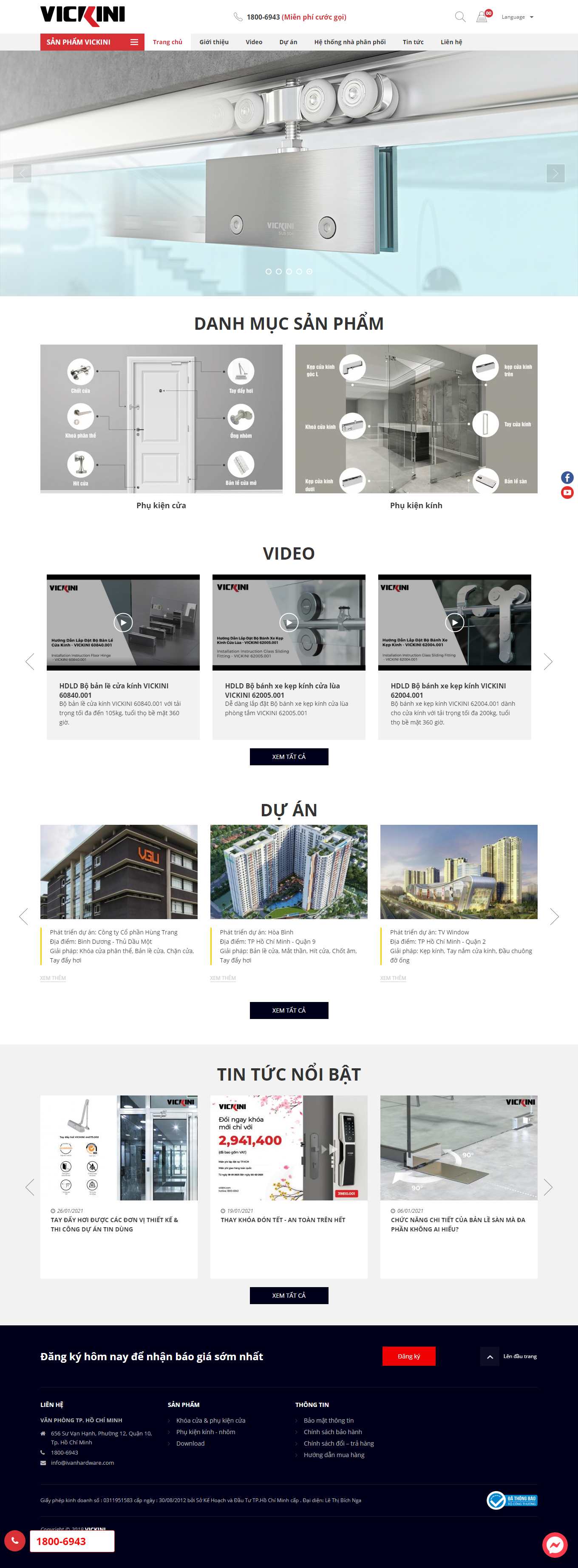 [gomsuhcm] Thiết kế Website Web Miền Bắc - vickinicom