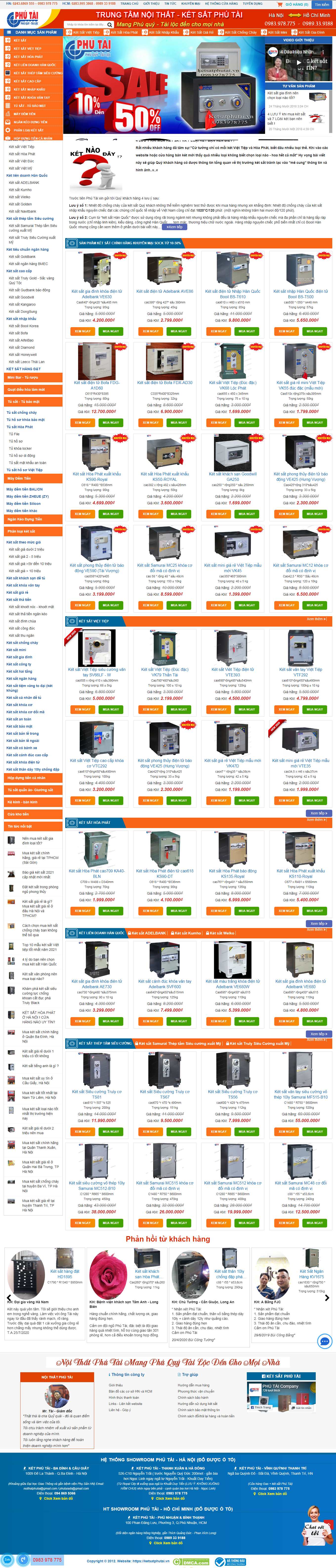 [gomsuhcm] Thiết kế Website Web Miền Bắc - ketsatphutaivn