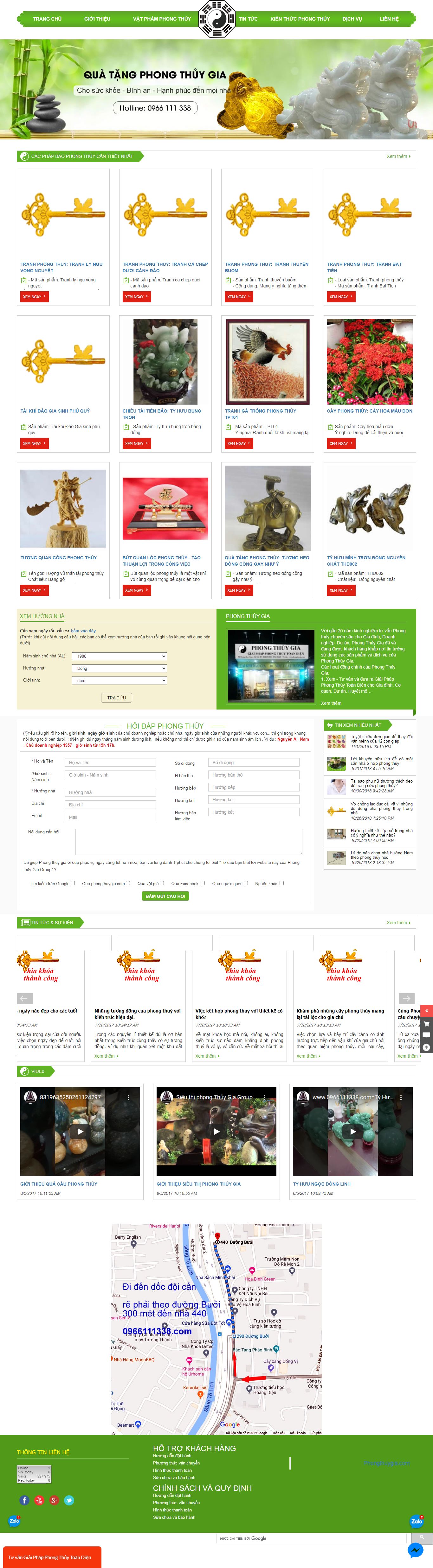 [phongthuyso] Thiết kế Website web phong thủy cuộc sống - wwwphongthuy583com