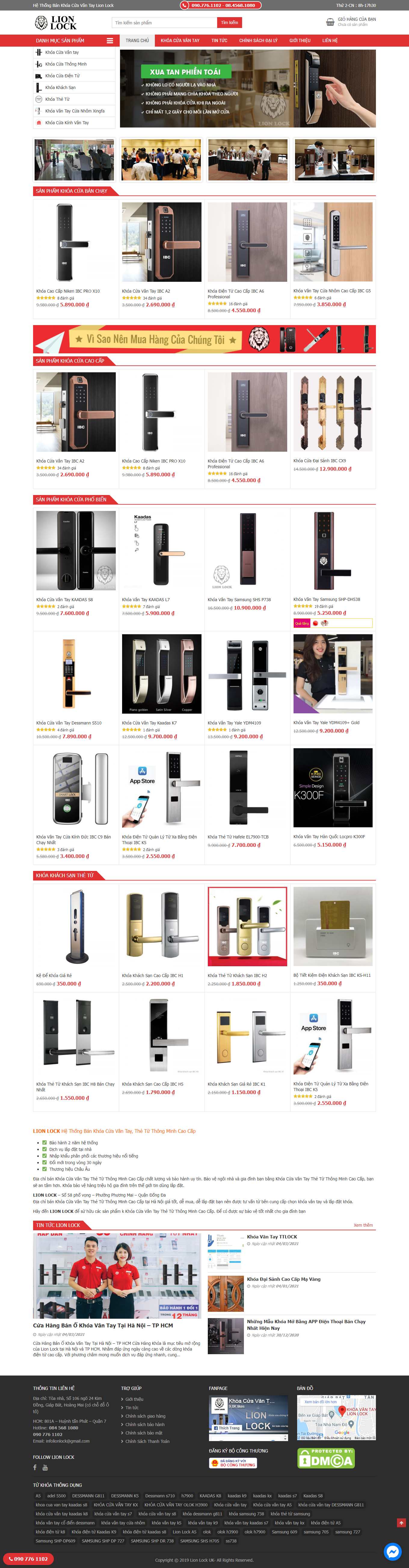 [thuysanhungphong] Thiết kế Website Web Miền Trung - lionlockvn