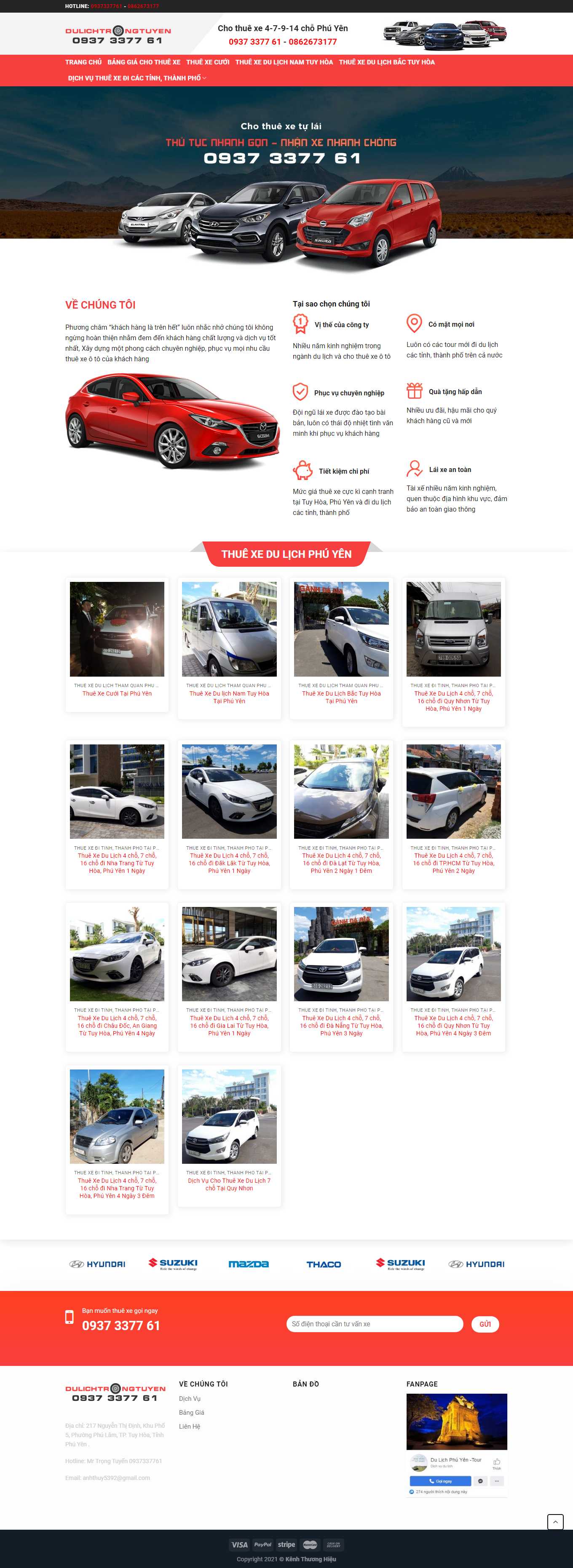 [thuysanhungphong] Thiết kế Website Web Miền Trung - dulichtrongtuyencom