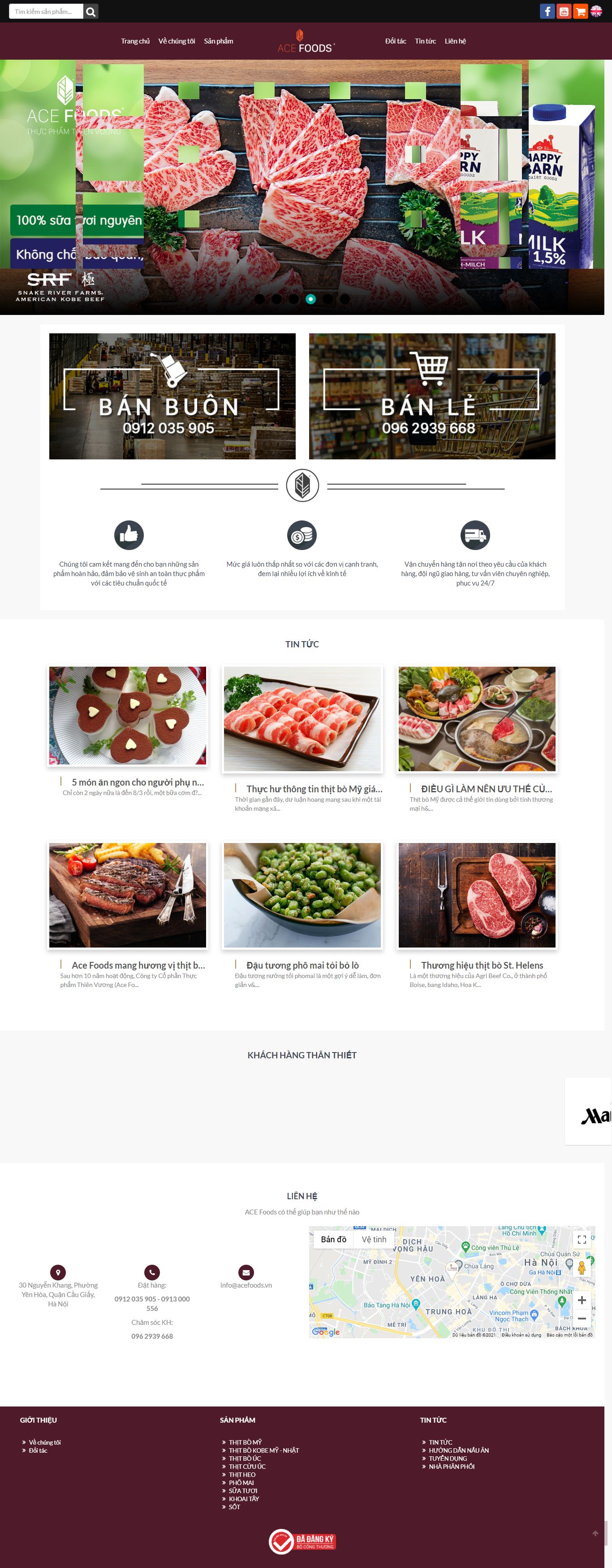 [homefarm] Thiết kế Website web uy tín hà nội - acefoodsvn