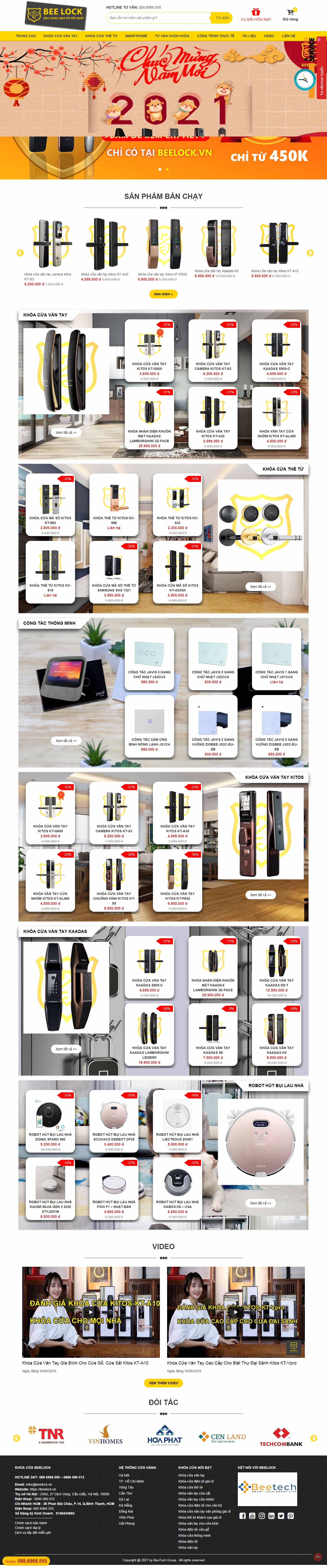 [thuysanhungphong] Thiết kế Website Web Miền Trung - beelockvn