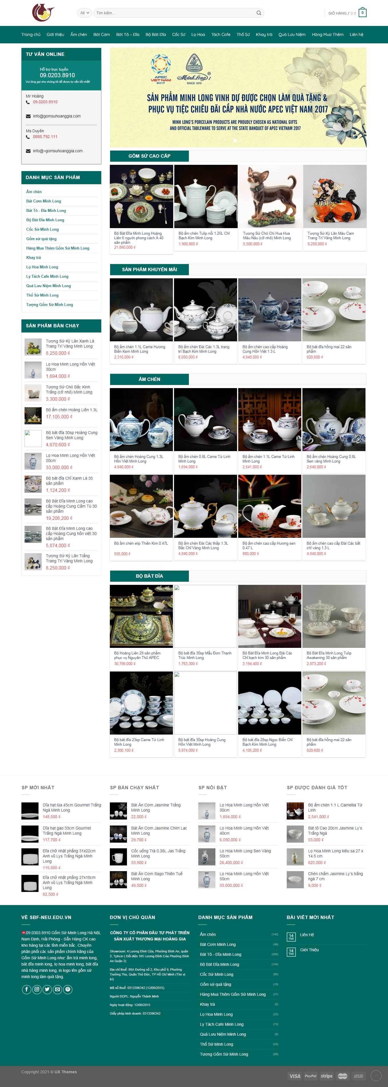 [nhomduclc] Thiết kế Website Web Miền Nam - gomsuminhlonghanoivn