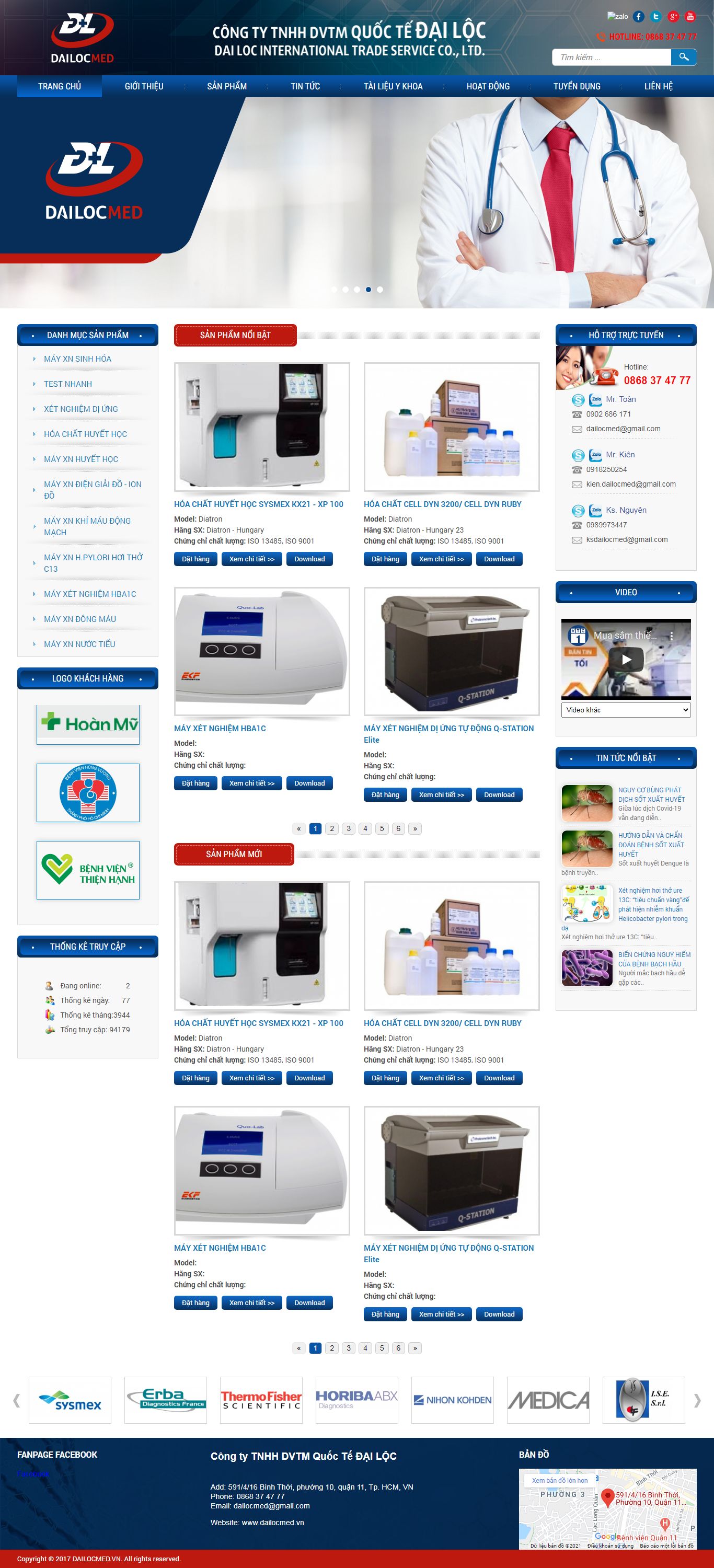 [amadoraspa] Thiết kế Website web Quận Hoàn Kiếm - dailocmedvn