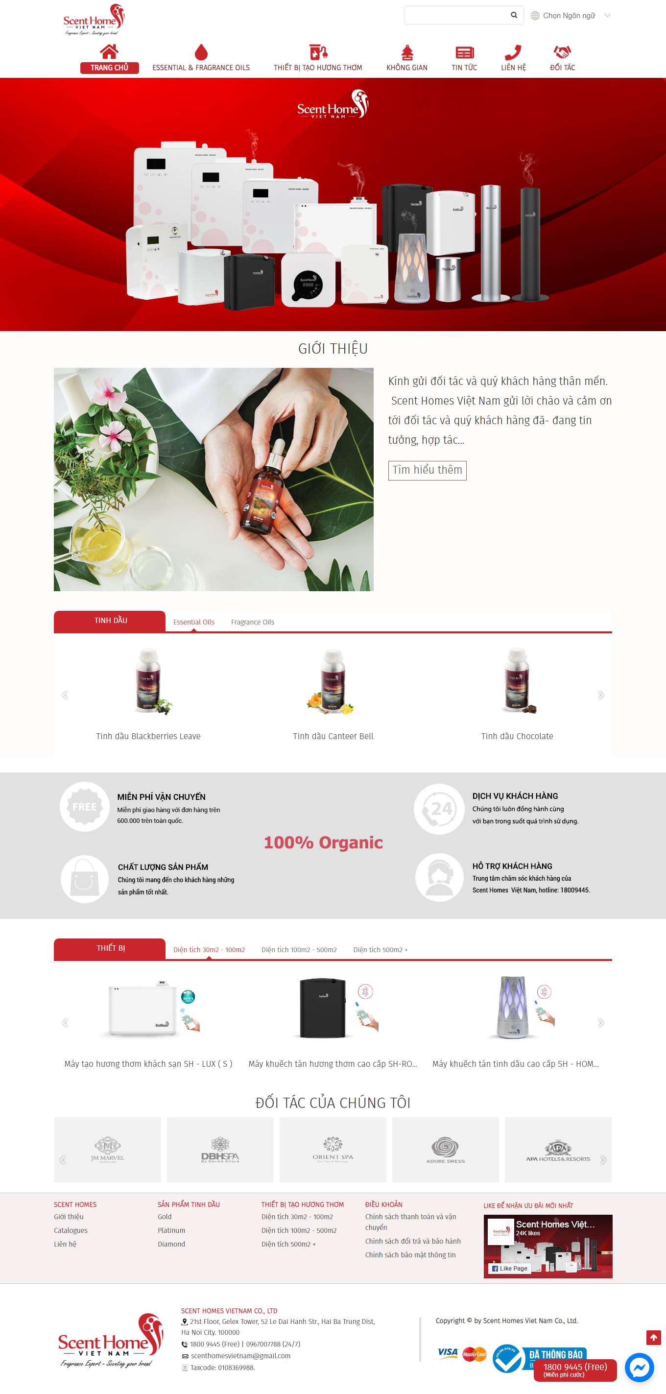 [datbinh] Thiết kế Website Web An Giang - scenthomesvn