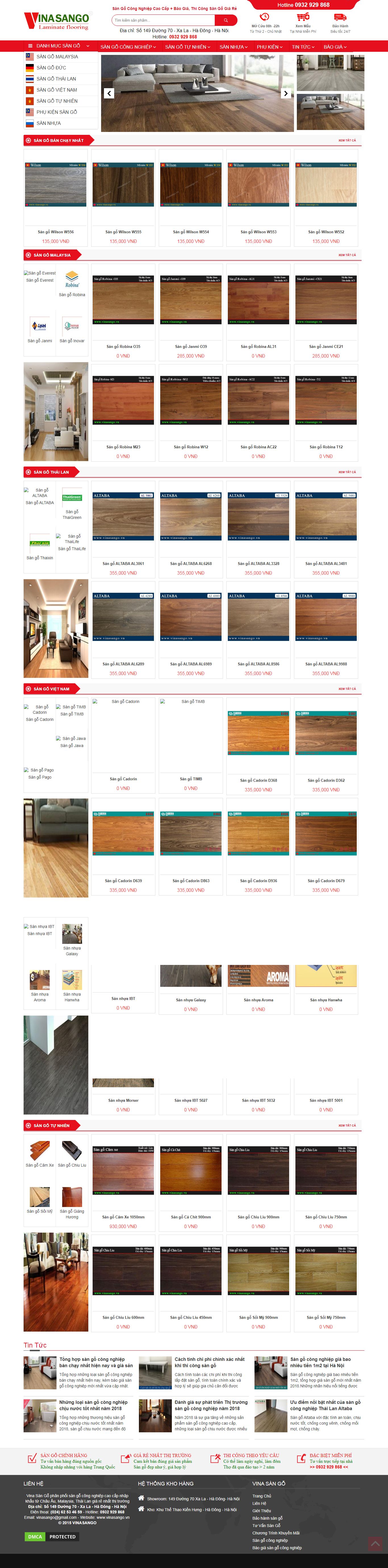 [sango9x] Thiết kế Website Web Quận Hai Bà Trưng - vinasangovn