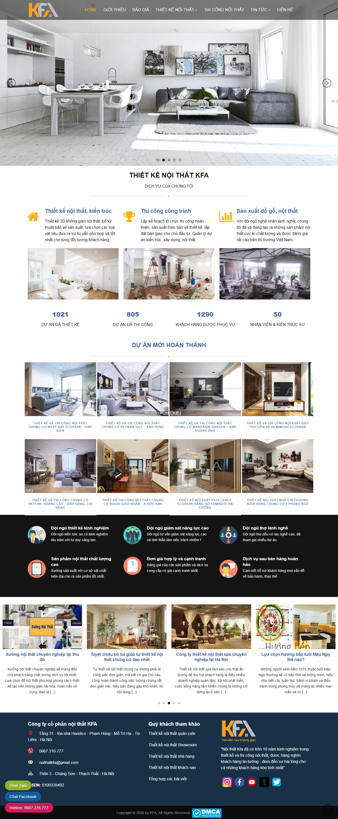 [sango9x] Thiết kế Website Web Quận Hai Bà Trưng - kfavn