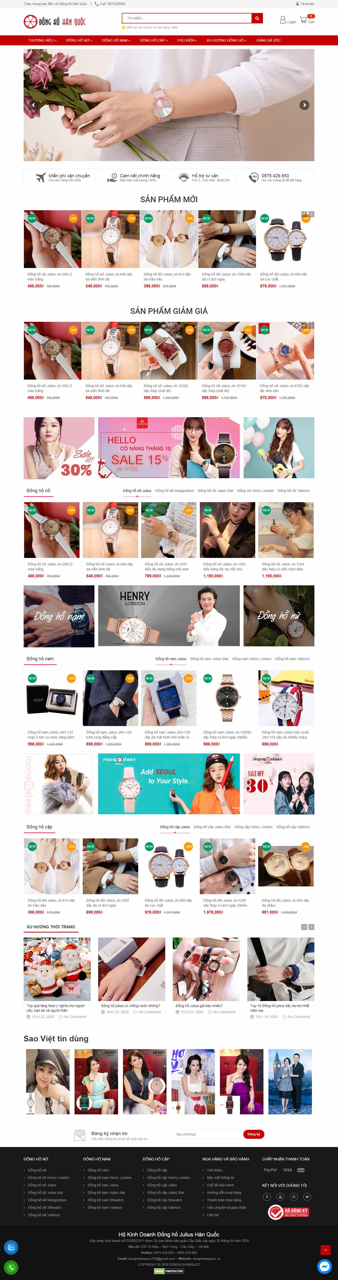 [donghodinhvigps] Thiết kế Website Web Bình Dương - donghohanquocvn