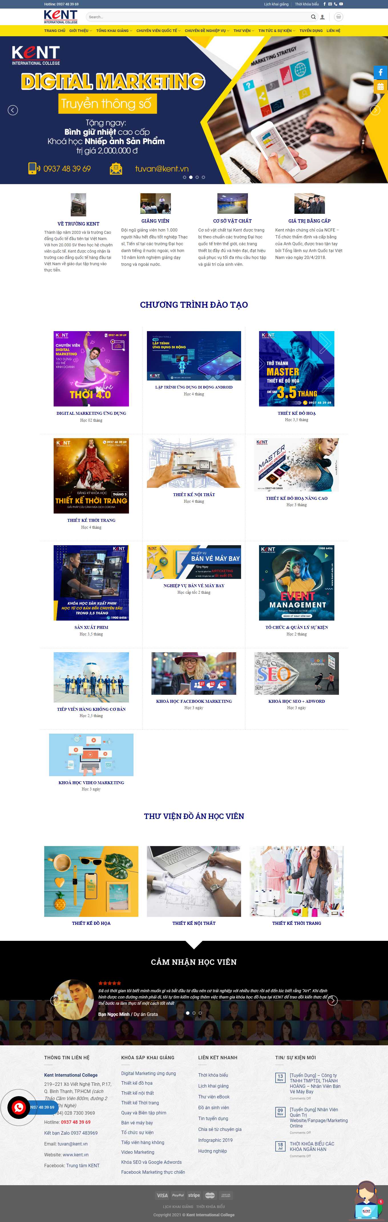 [khoahoc] Thiết kế Website Web Bình Phước - kentvn