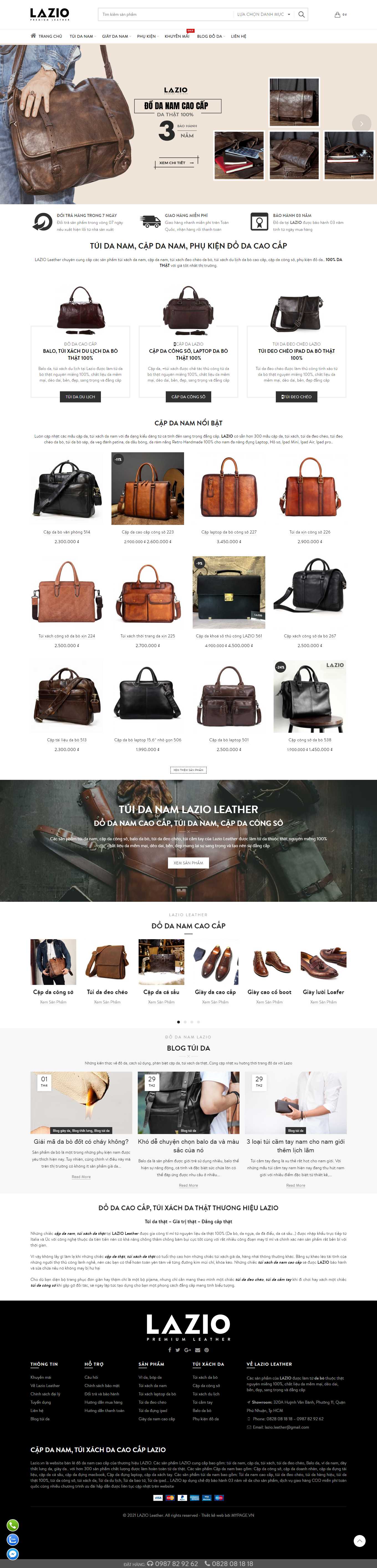 [hangdathat] Thiết kế Website Web Cà Mau - wwwlaziovn