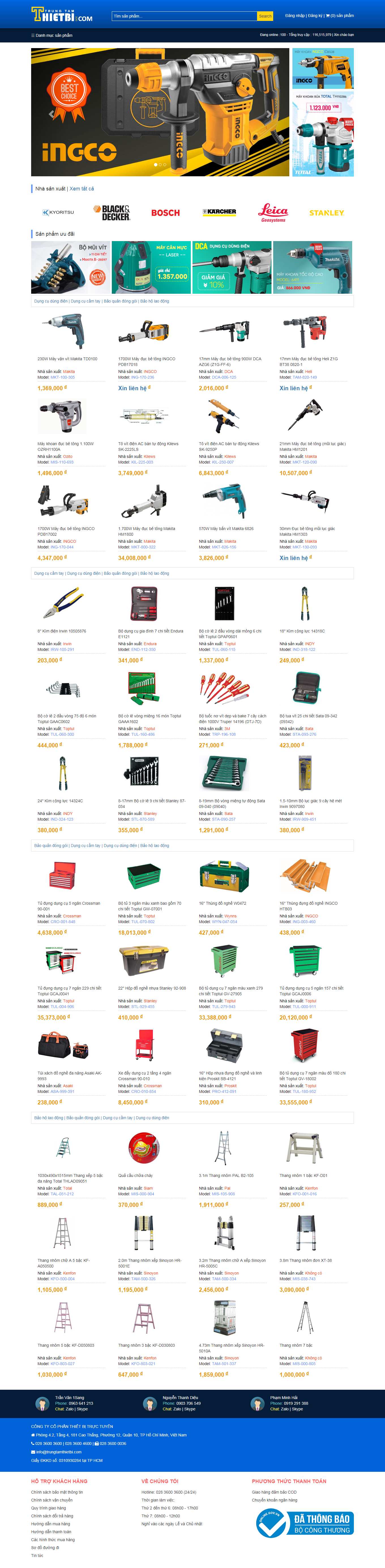 [dbk] Thiết kế Website Web Cao Bằng - wwwtrungtamthietbicom