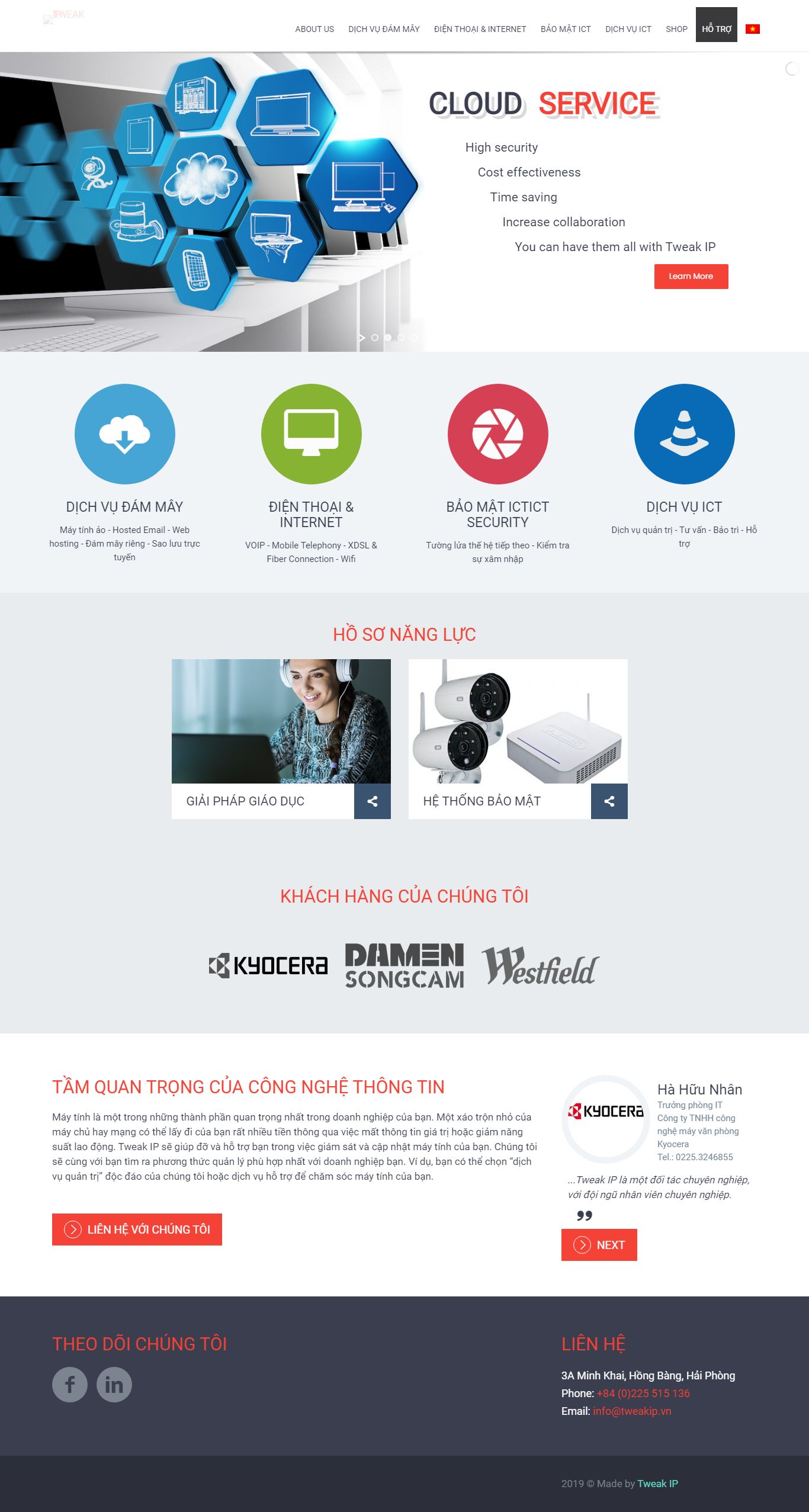 [vienthongthientan] Thiết kế Website Web Huyện Sóc Sơn - tweakipnet