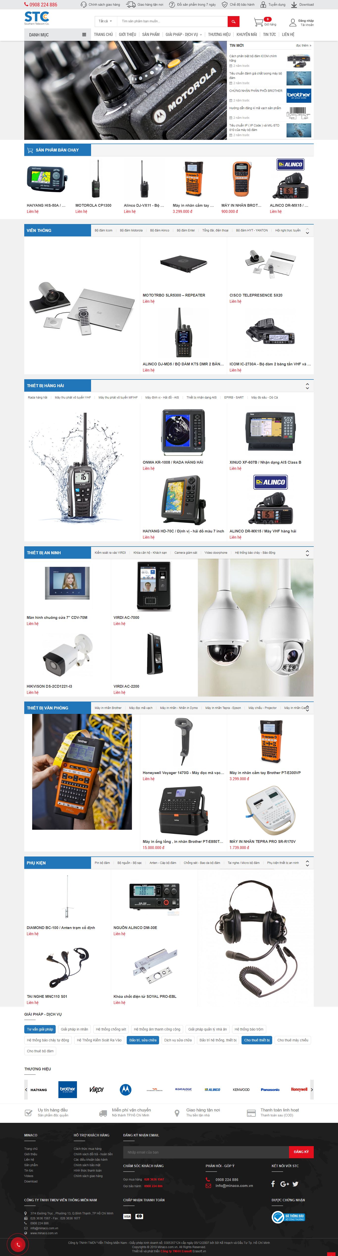 [vamo] Thiết kế Website Web Huyện Thanh Trì - minacocomvn