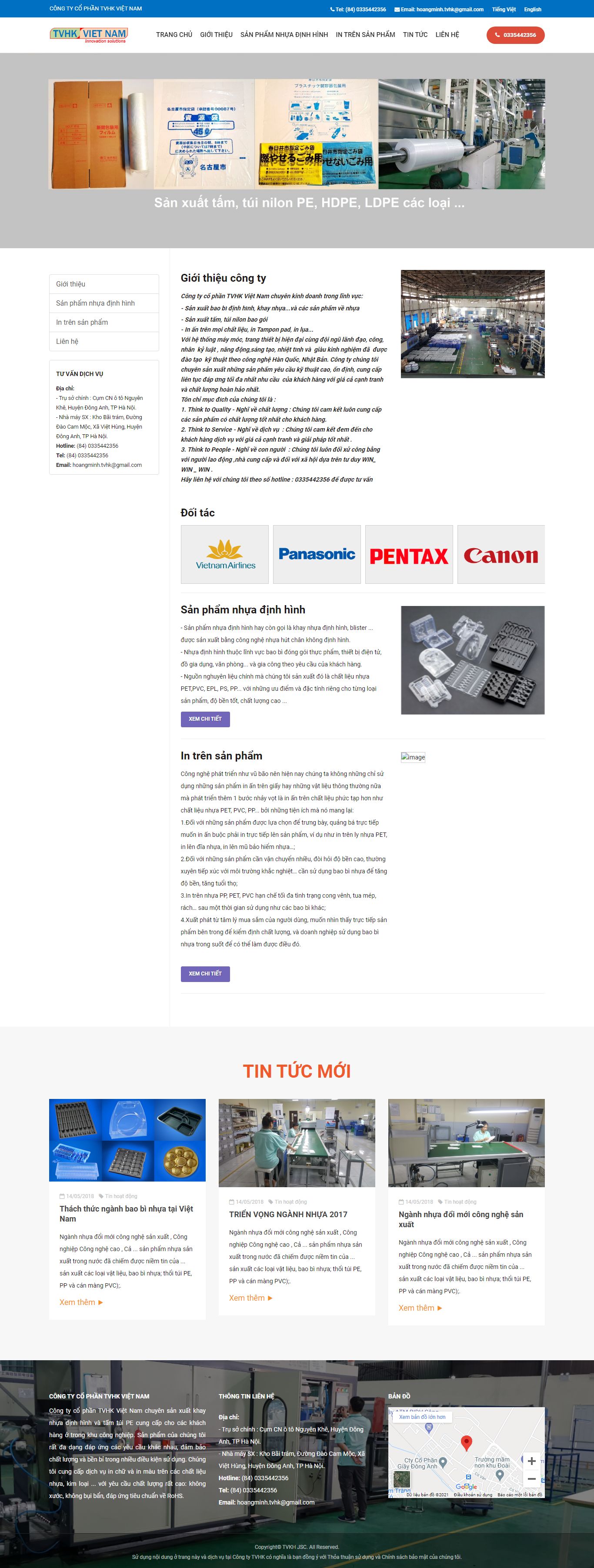 [vamo] Thiết kế Website Web Huyện Thanh Trì - tvhkgroupcom