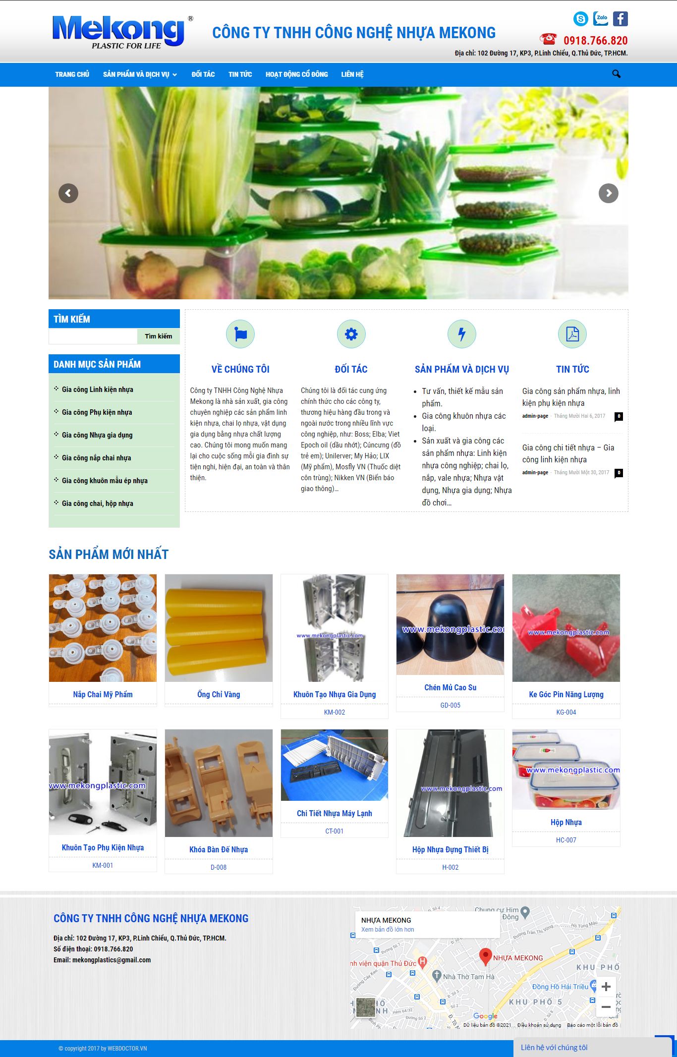 [demxanh] Thiết kế Website Web Huyện Chương Mỹ - mekongplasticcom