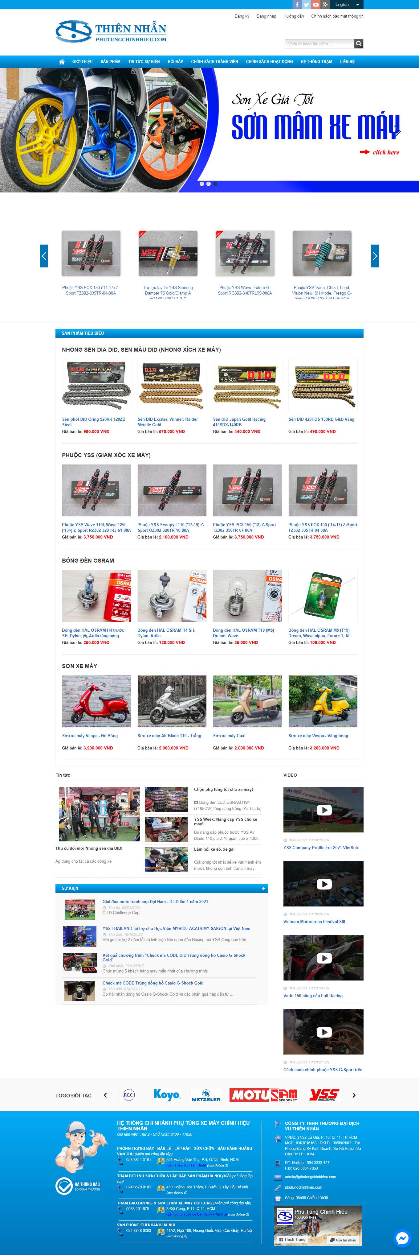 [autoshop] Thiết kế Website Web Gia Lai - phutungchinhhieucom