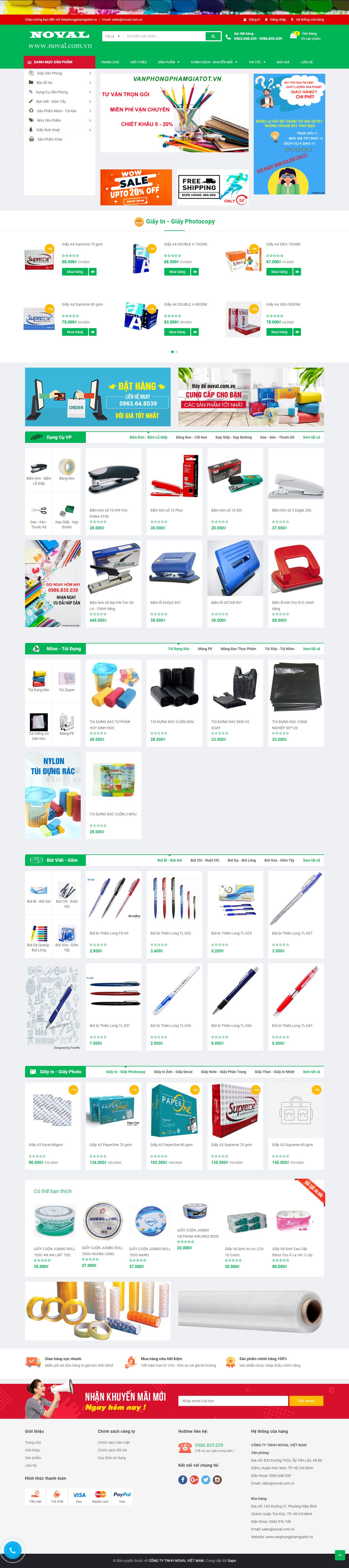 [datbinh] Thiết kế Website Web An Giang - vanphongphamgiatotvn