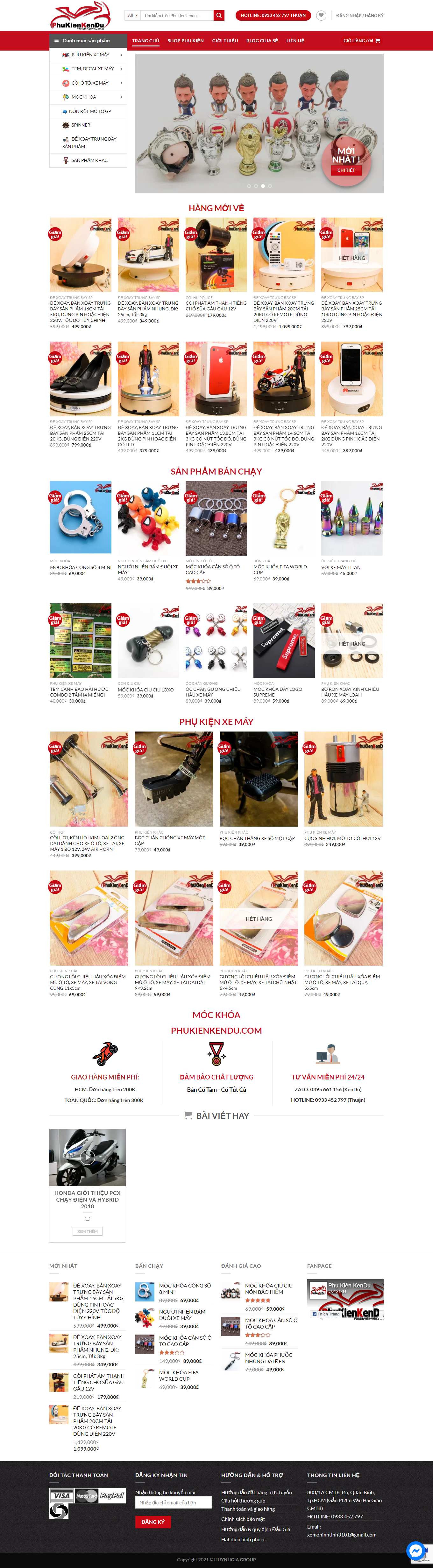 [autoshop] Thiết kế Website Web Gia Lai - phukienkenducom