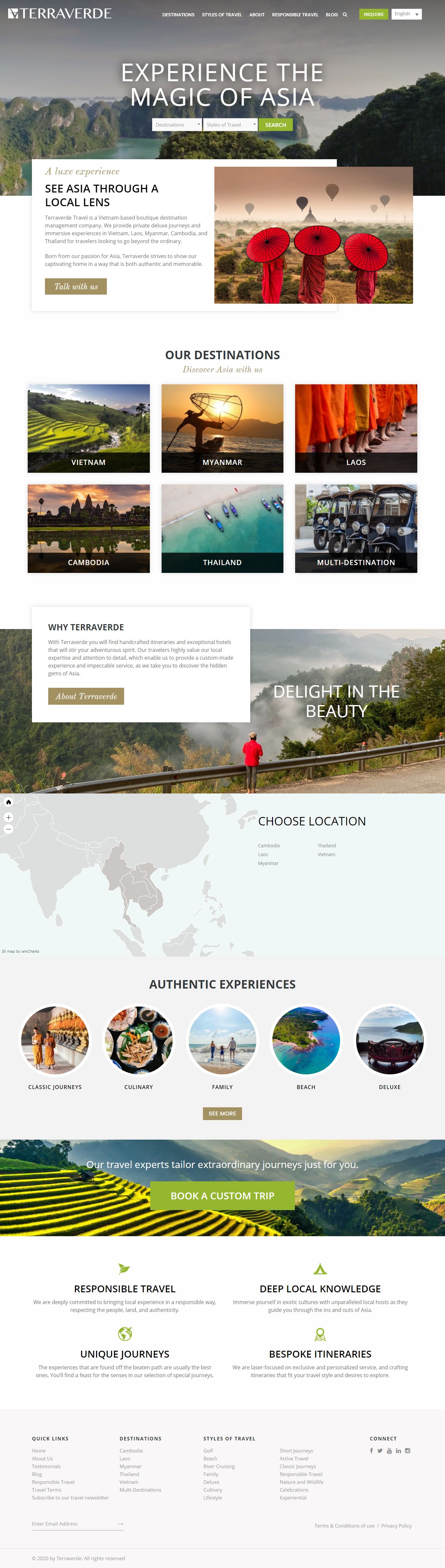 Thiết kế Website Web Bạc Liêu - terraverdetravel