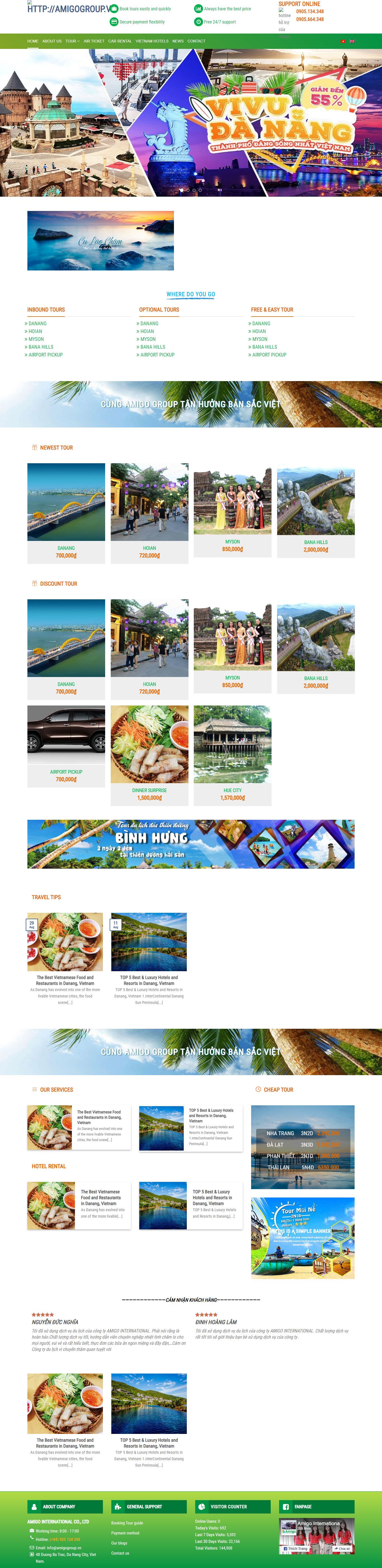 Thiết kế Website Web Bạc Liêu - amigogroupvn