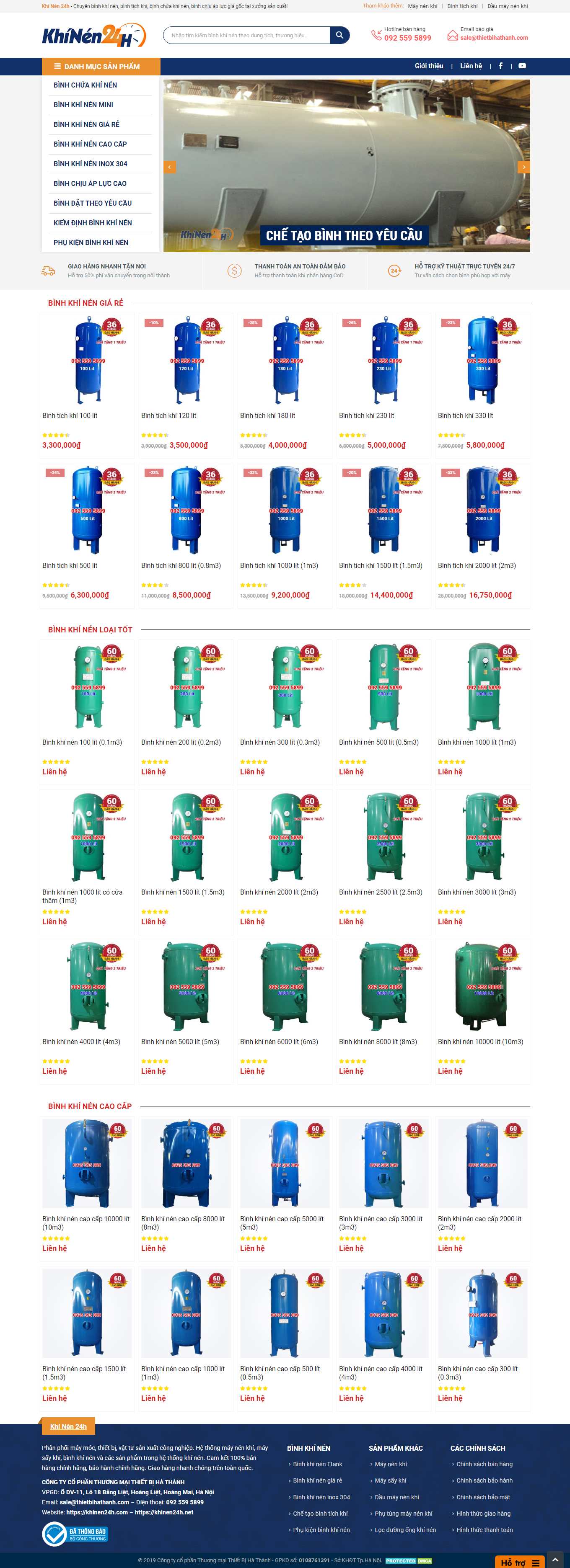 [dpm] Thiết kế Website Web Hà Nội - binhtichkhinencom