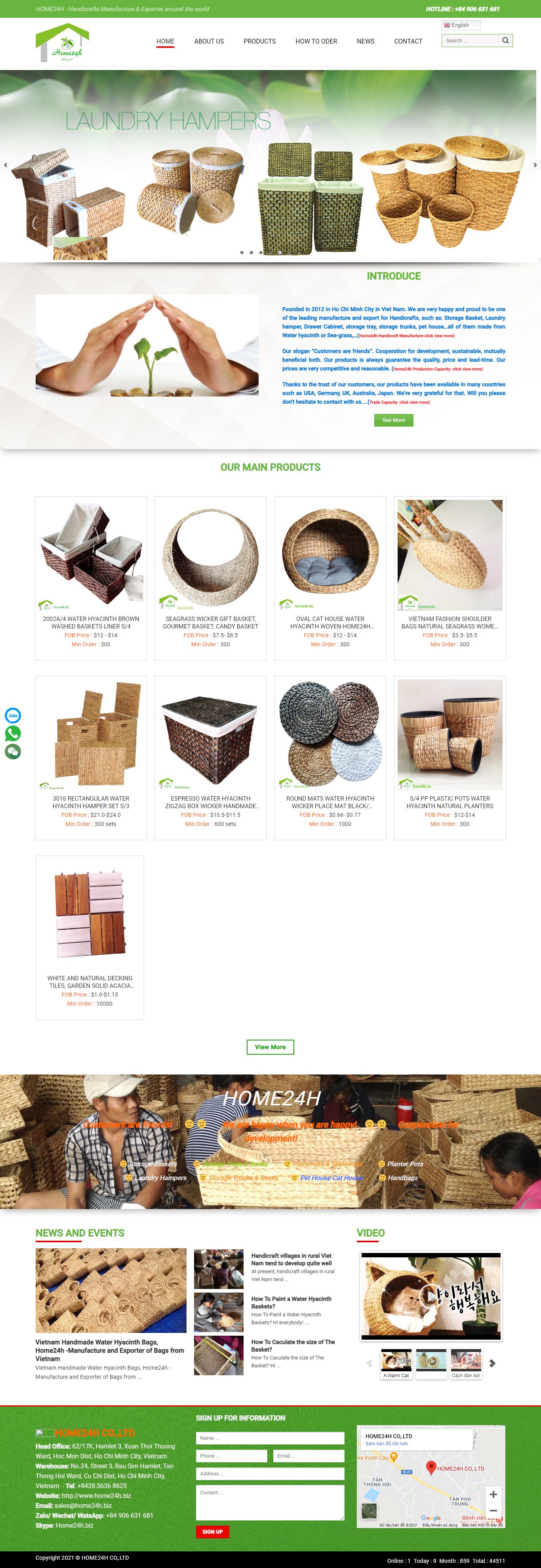 [xuonggomviet] Thiết kế Website Web Bắc Giang - home24hbiz