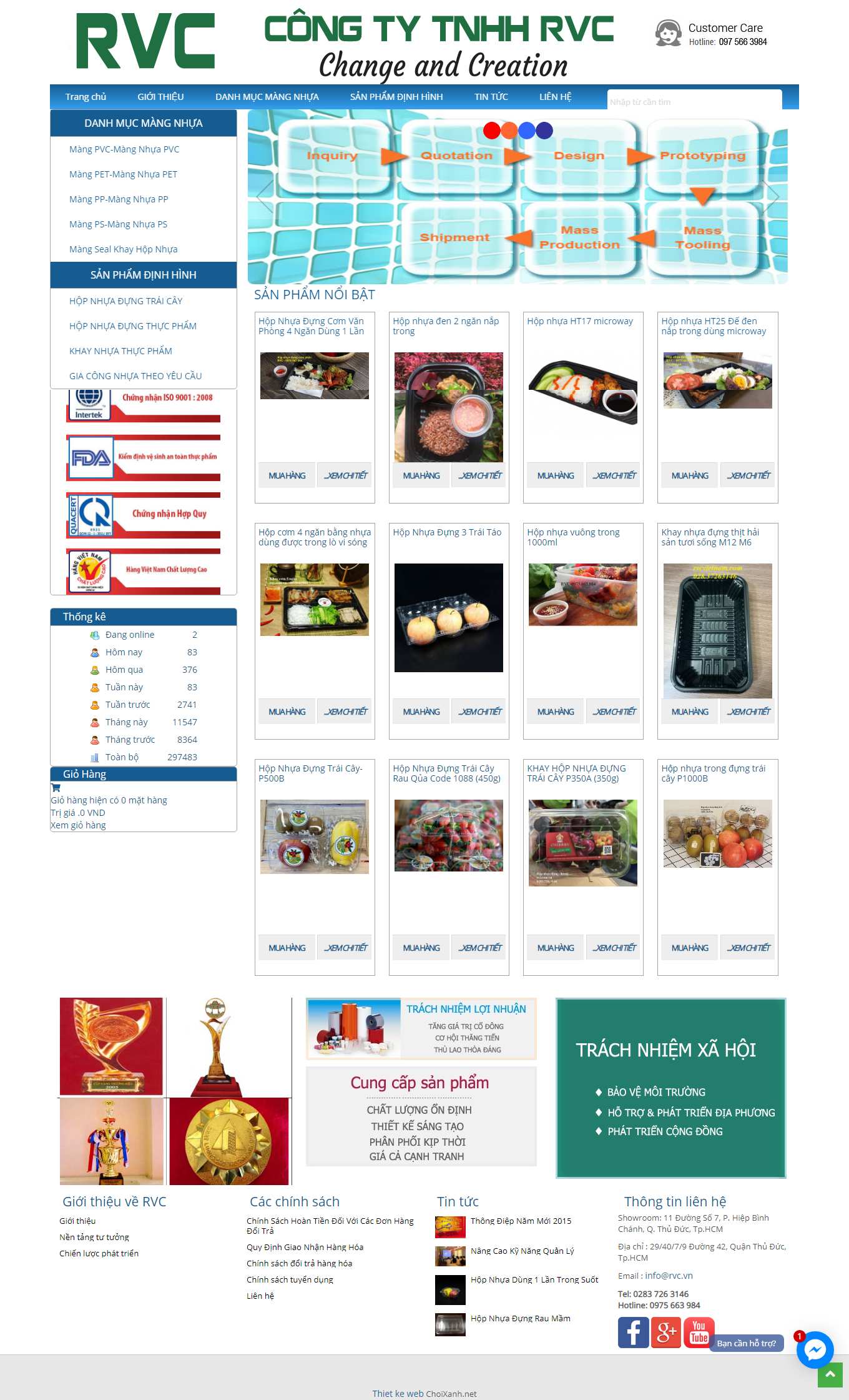 Thiết kế Website Web Hải Dương - rvccomvn