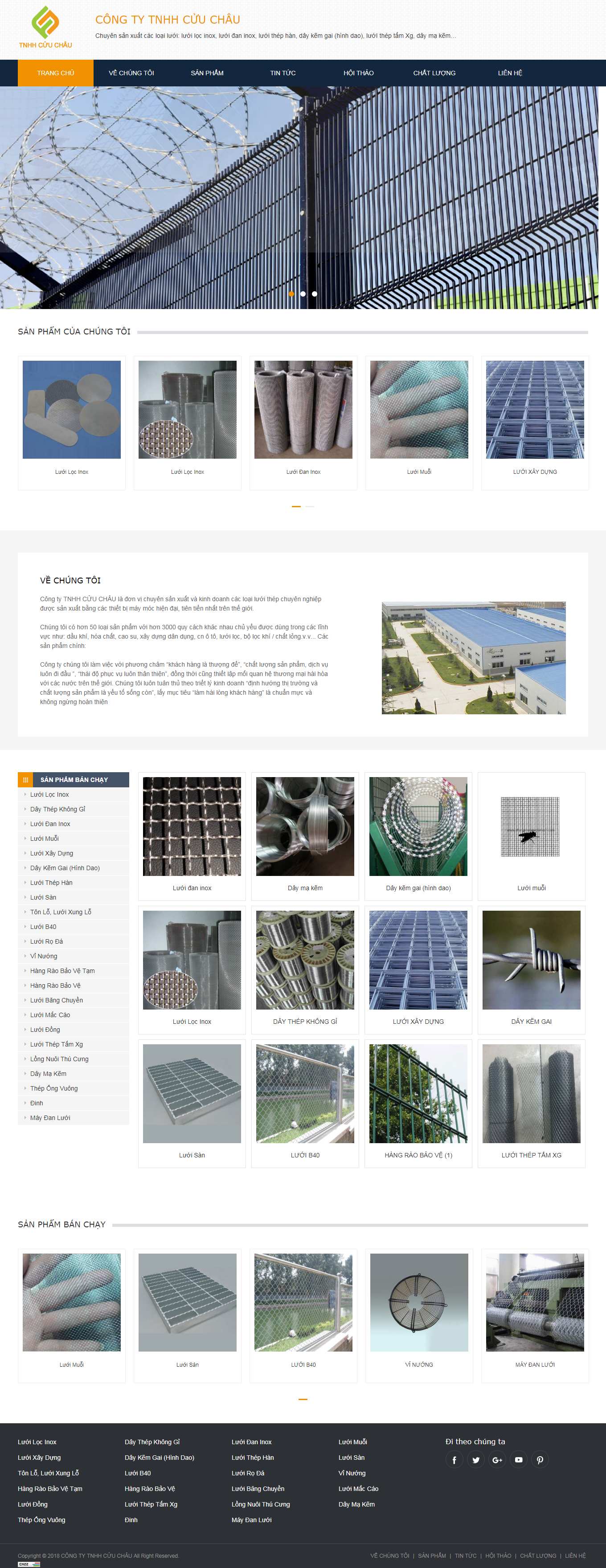 Thiết kế Website Web Hải Dương - wwwluoithepvn
