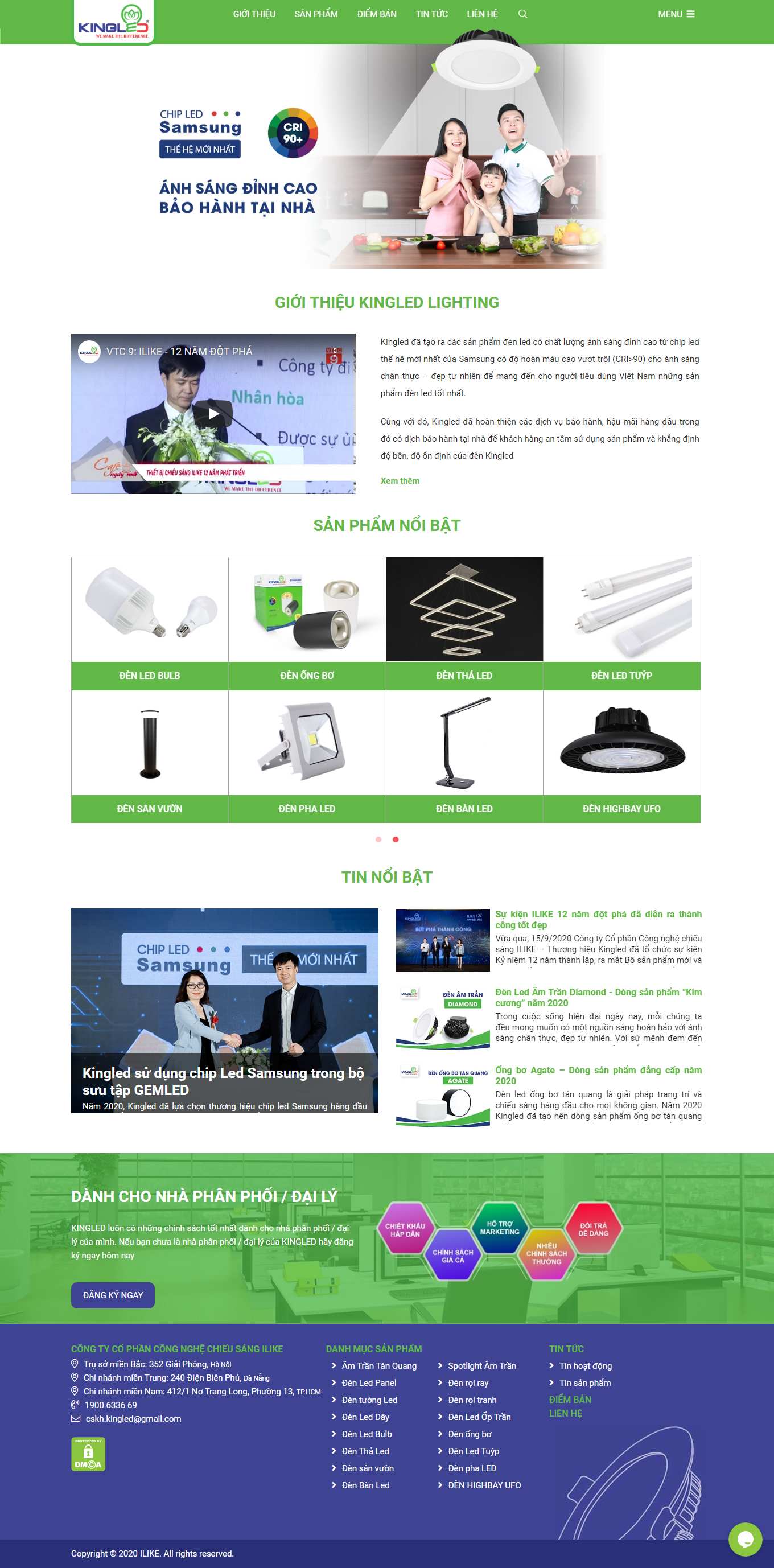 Thiết kế Website Web Hải Phòng - kingledvn