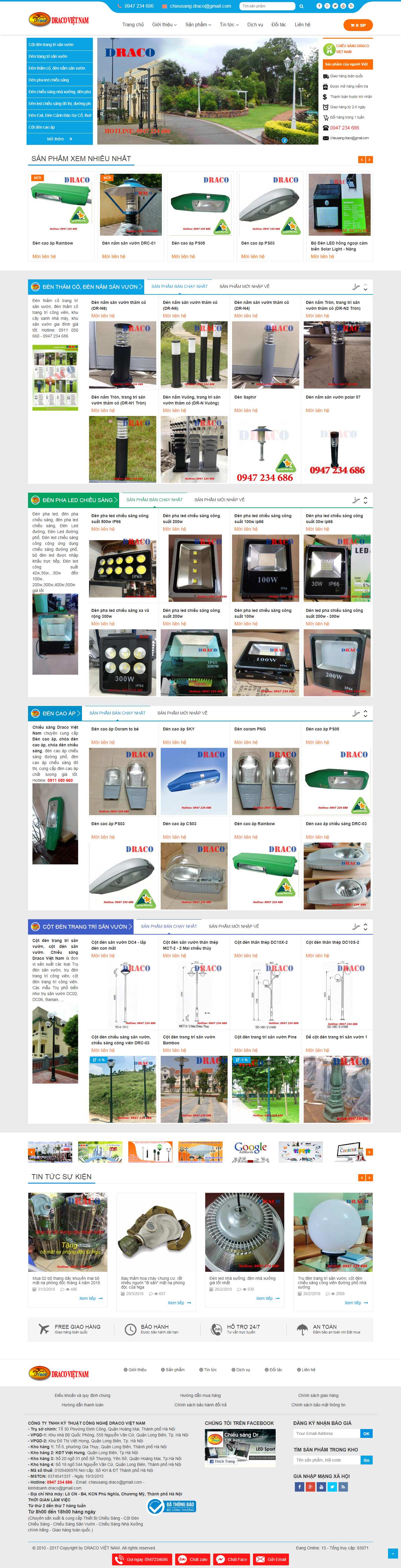 Thiết kế Website Web Hải Phòng - dracovietnamvn