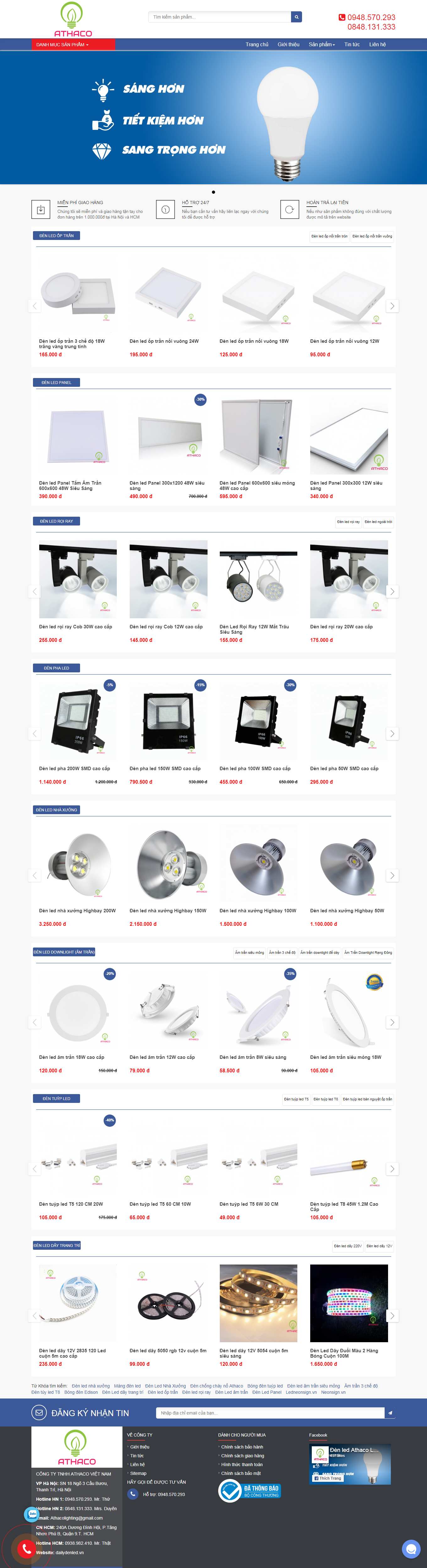 Thiết kế Website Web Hải Phòng - dailydenledvn