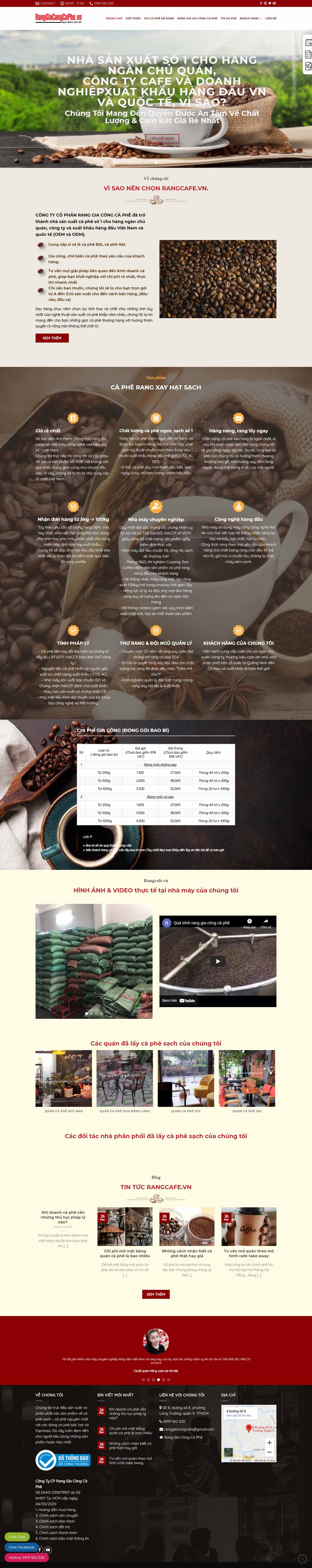Thiết kế Website Web Hải Phòng - rangcafevn