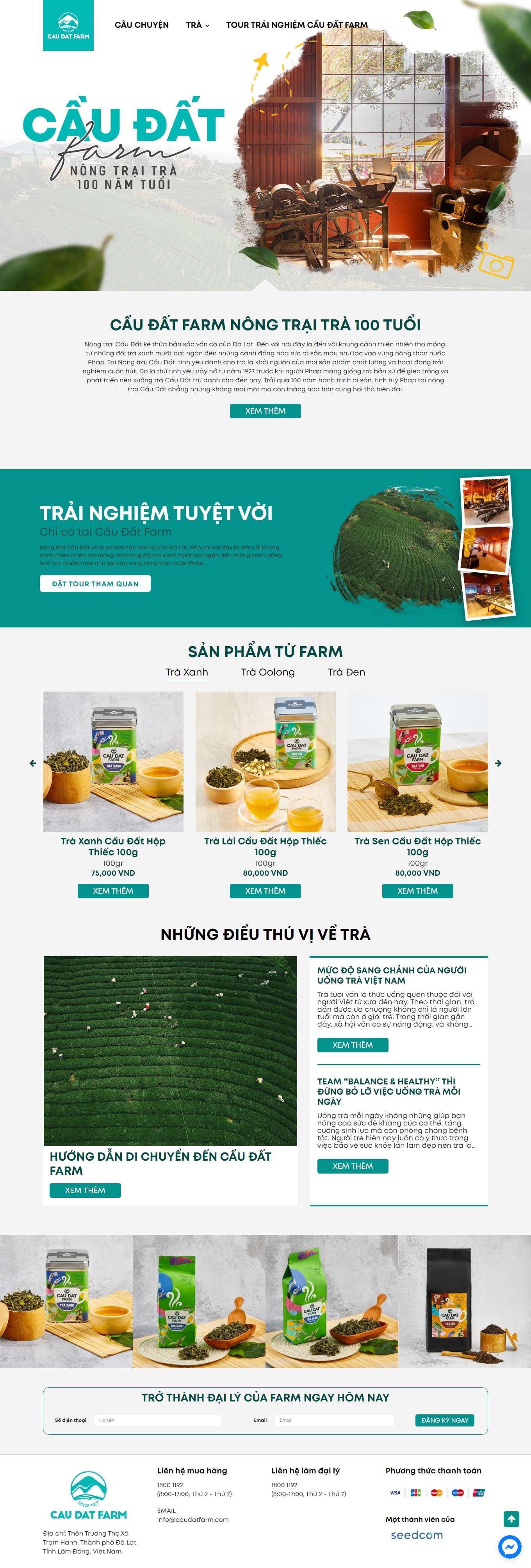 [ankhanggroup] Thiết kế Website Web Hòa Bình - caudatfarmcom