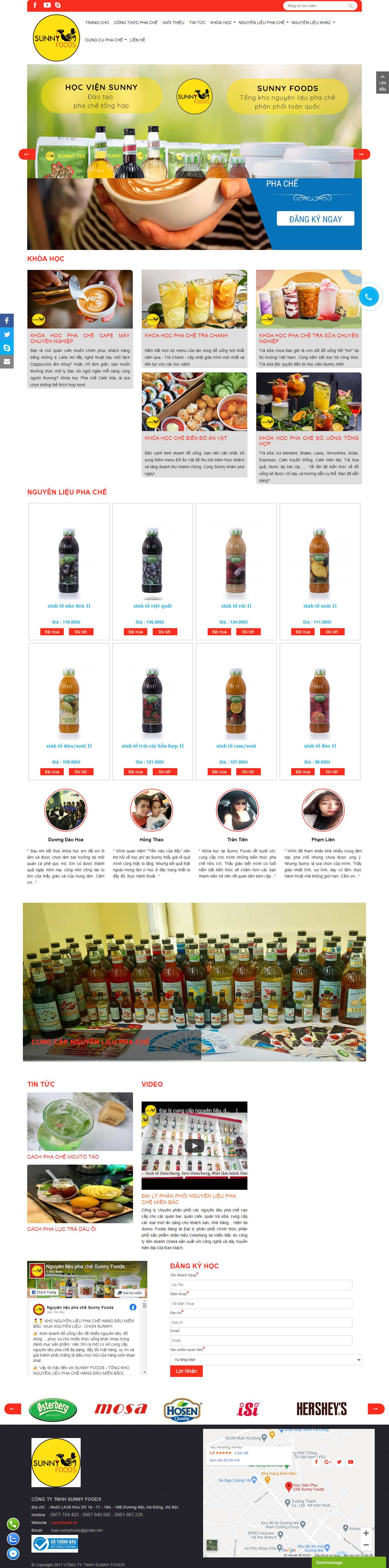 [kythuatphucminh] Thiết kế Website Web Hậu Giang - sunnyfoodsvn