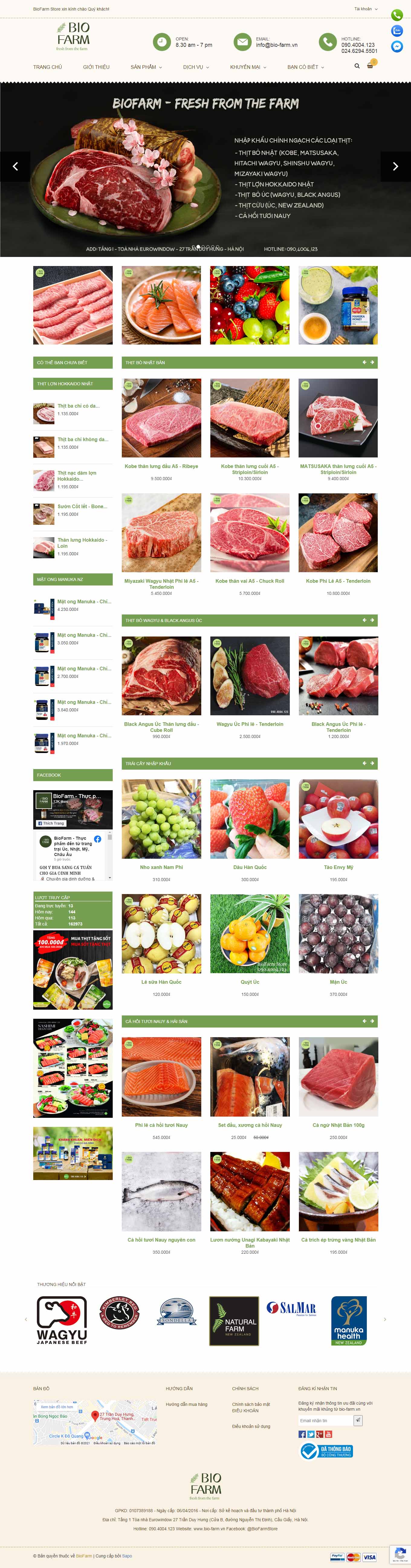 [phukienahai] Thiết kế Website Web Khánh Hòa - bio-farmvn