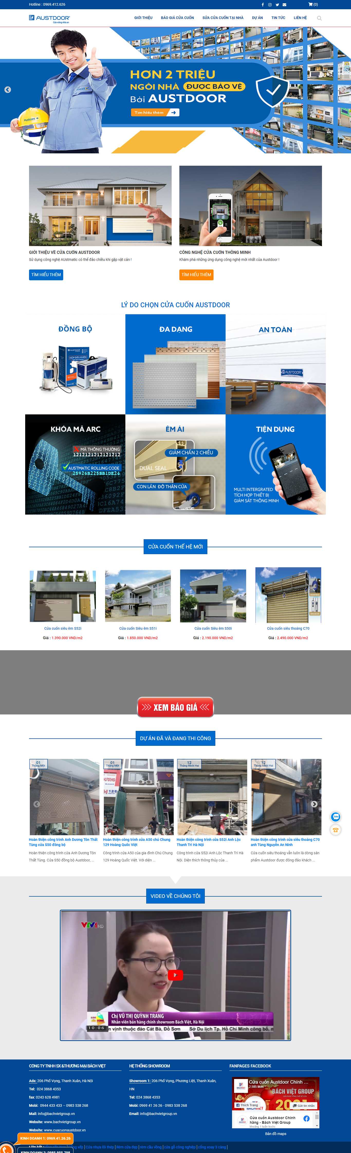 [xuonggomviet] Thiết kế Website Web Bắc Giang - cuacuonaustdoorvn