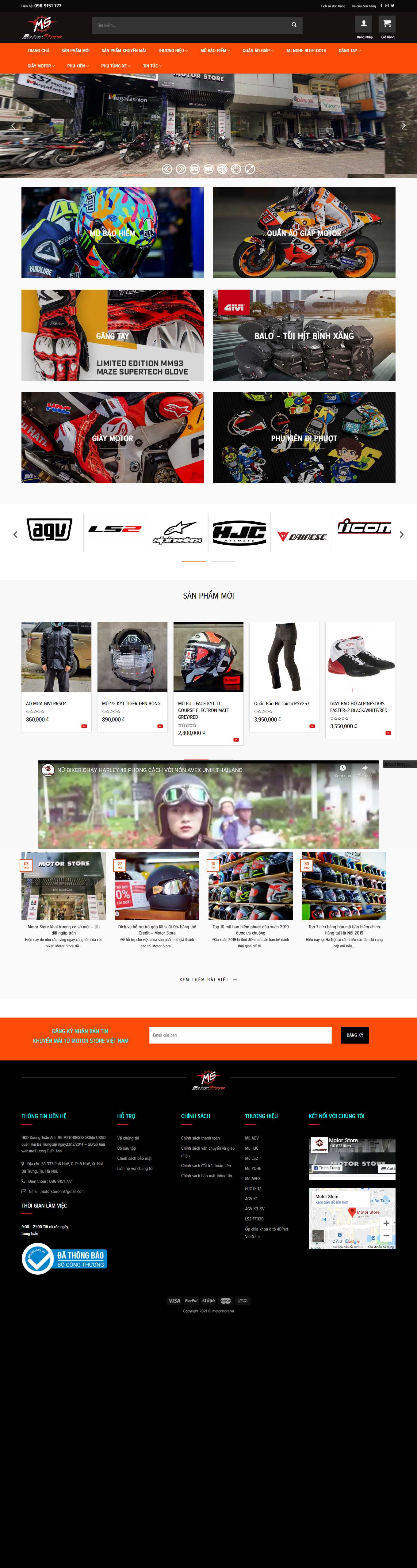 Thiết kế Website Web Kiên Giang - motorstorevn