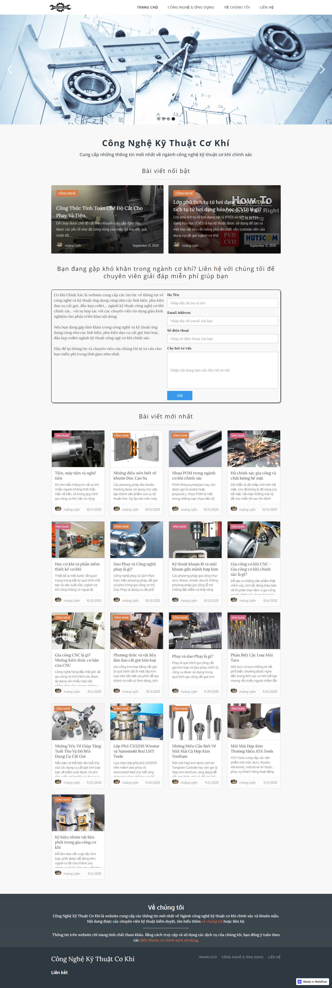 Thiết kế Website Web Lào Cai - cokhichinhxacwebflowio