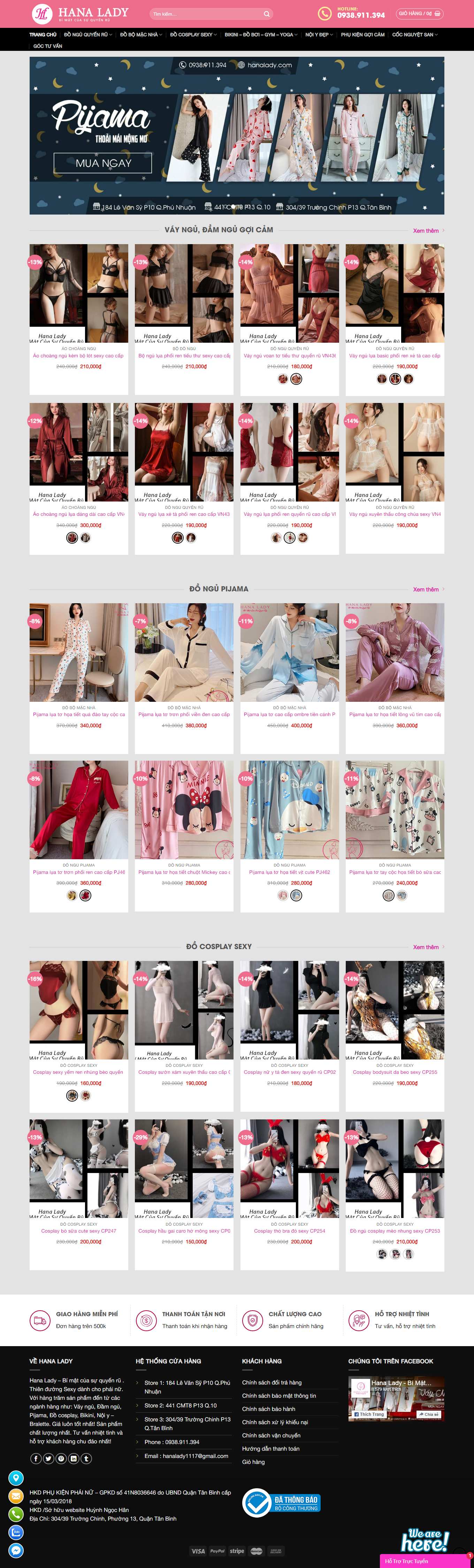 Thiết kế Website Web Lào Cai - hanaladycom