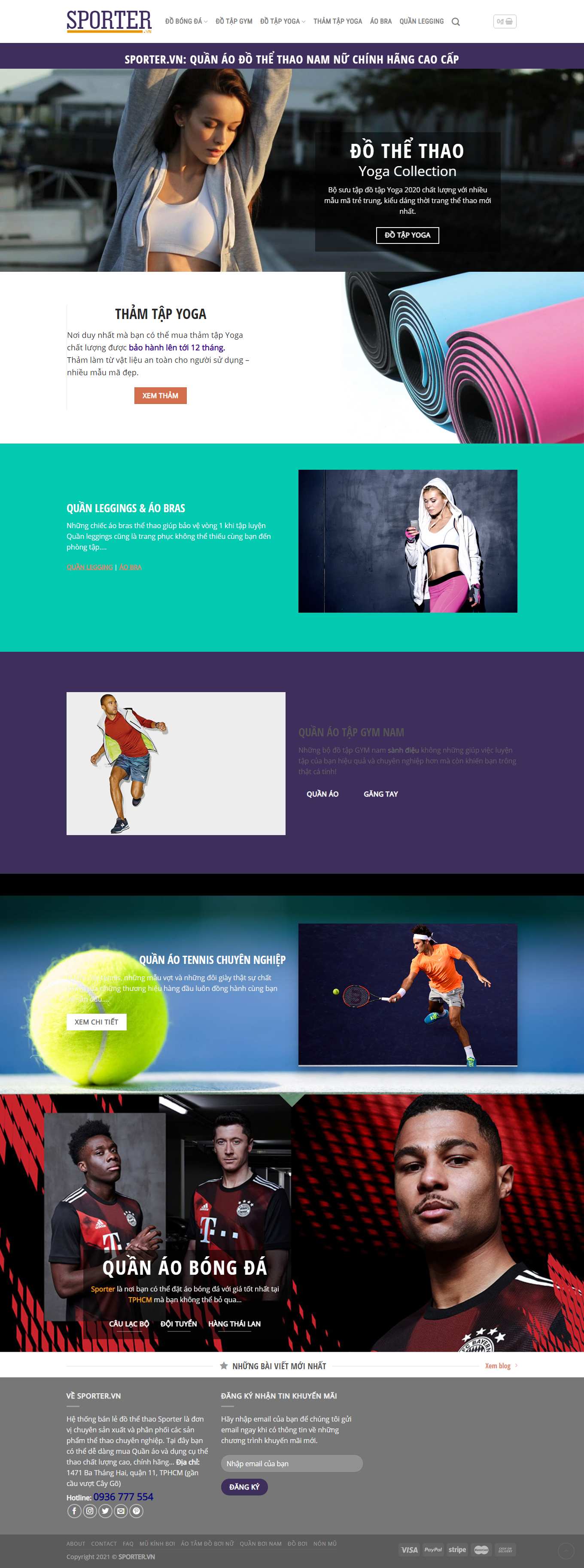 Thiết kế Website Web Lạng Sơn - wwwsportervn