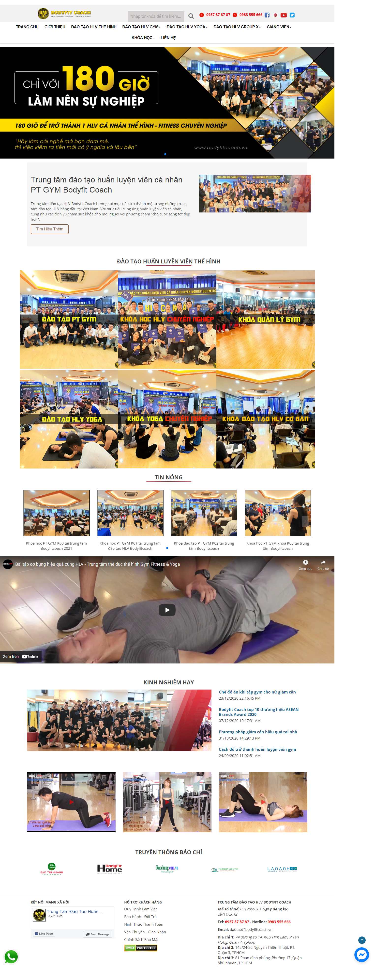 [doanhnhan] Thiết kế Website Web Bến Tre - wwwbodyfitcoachvn