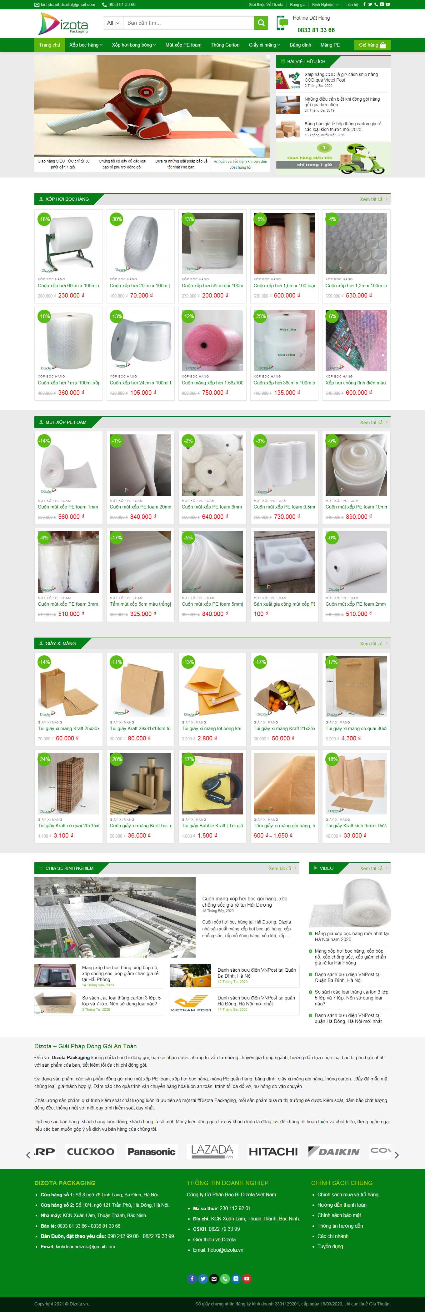 [hityfashion] Thiết kế Website Web Cần Thơ - dizotavn