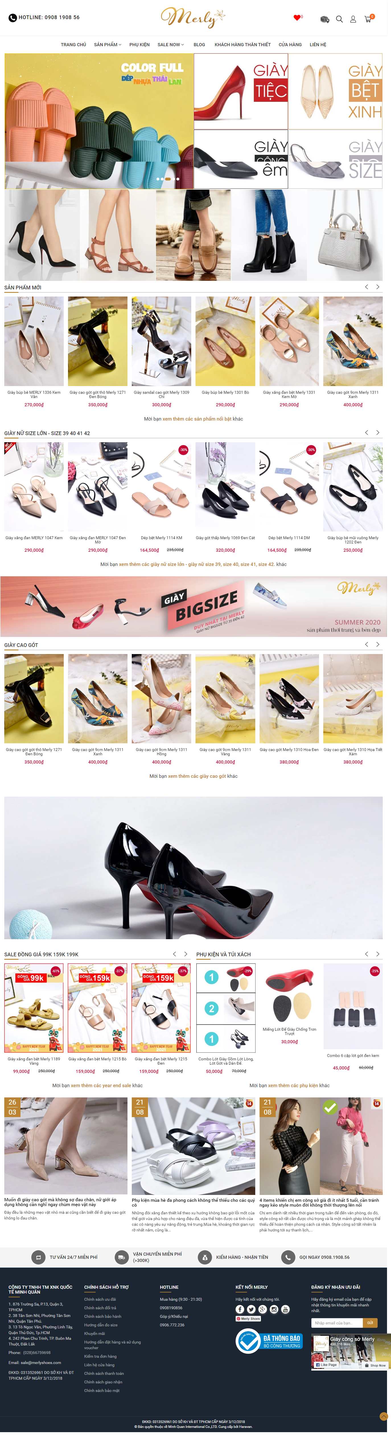 [cth] Thiết kế Website Web Đà Nẵng - merlyshoescom